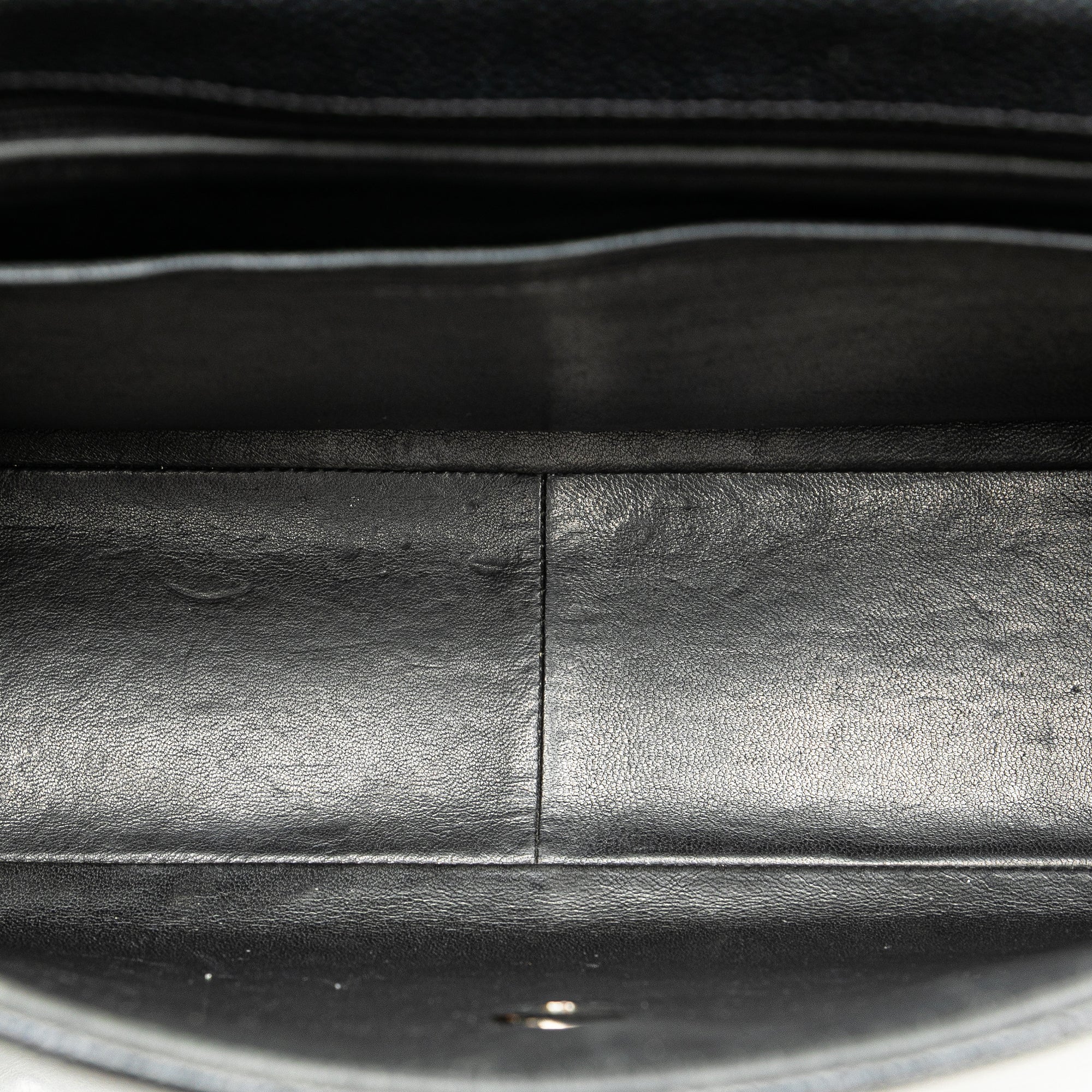 Chanel Jumbo Quilted Caviar Single Flap - image 4