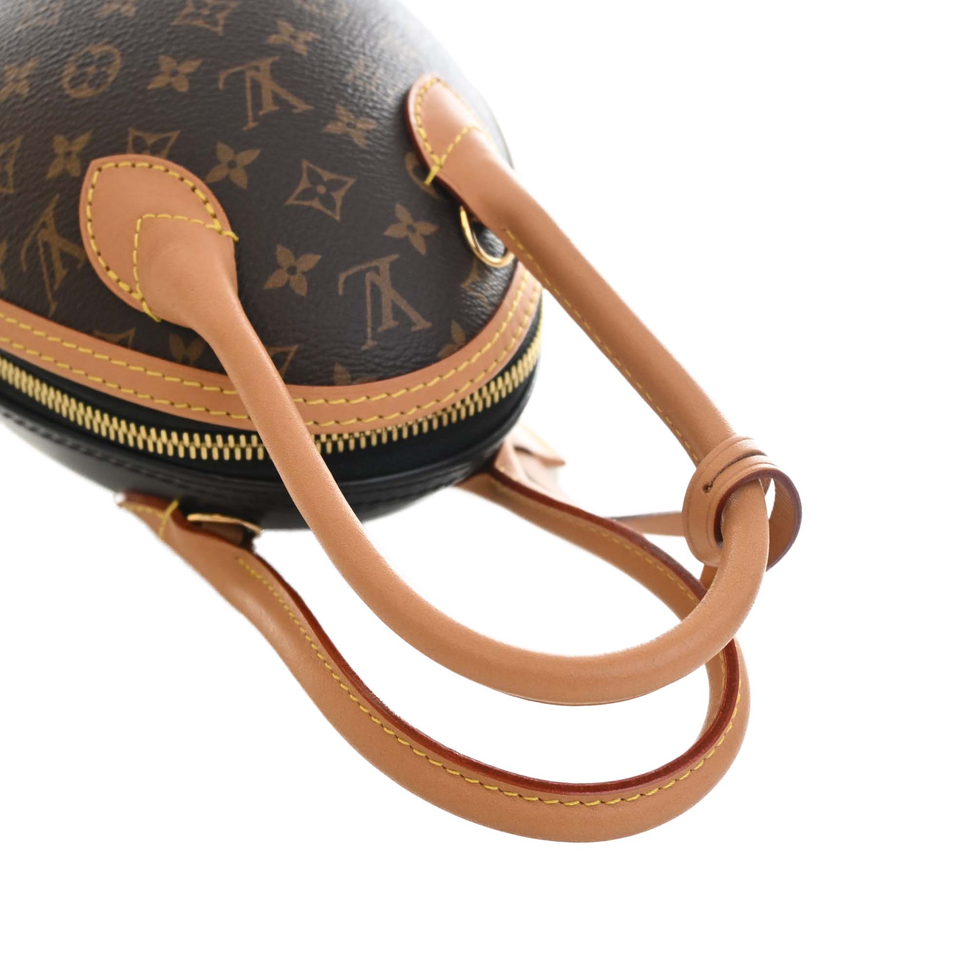 Louis Vuitton Monogram and Calfskin Egg Bag - image 12