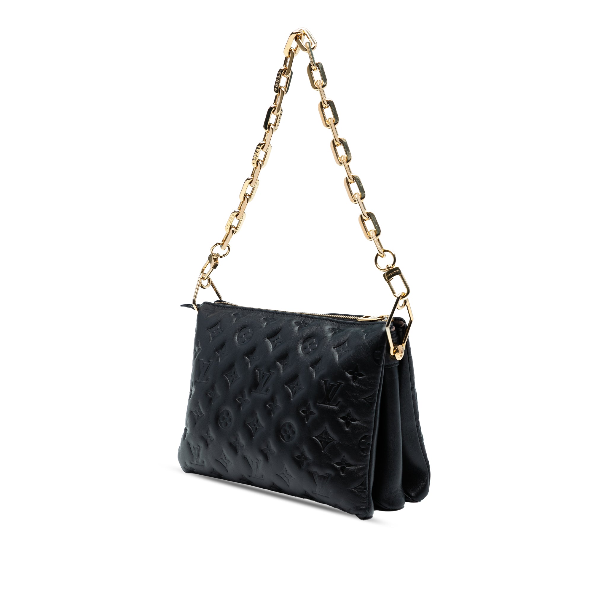 Louis Vuitton Monogram Embossed Puffy Lambskin Coussin PM - image 2