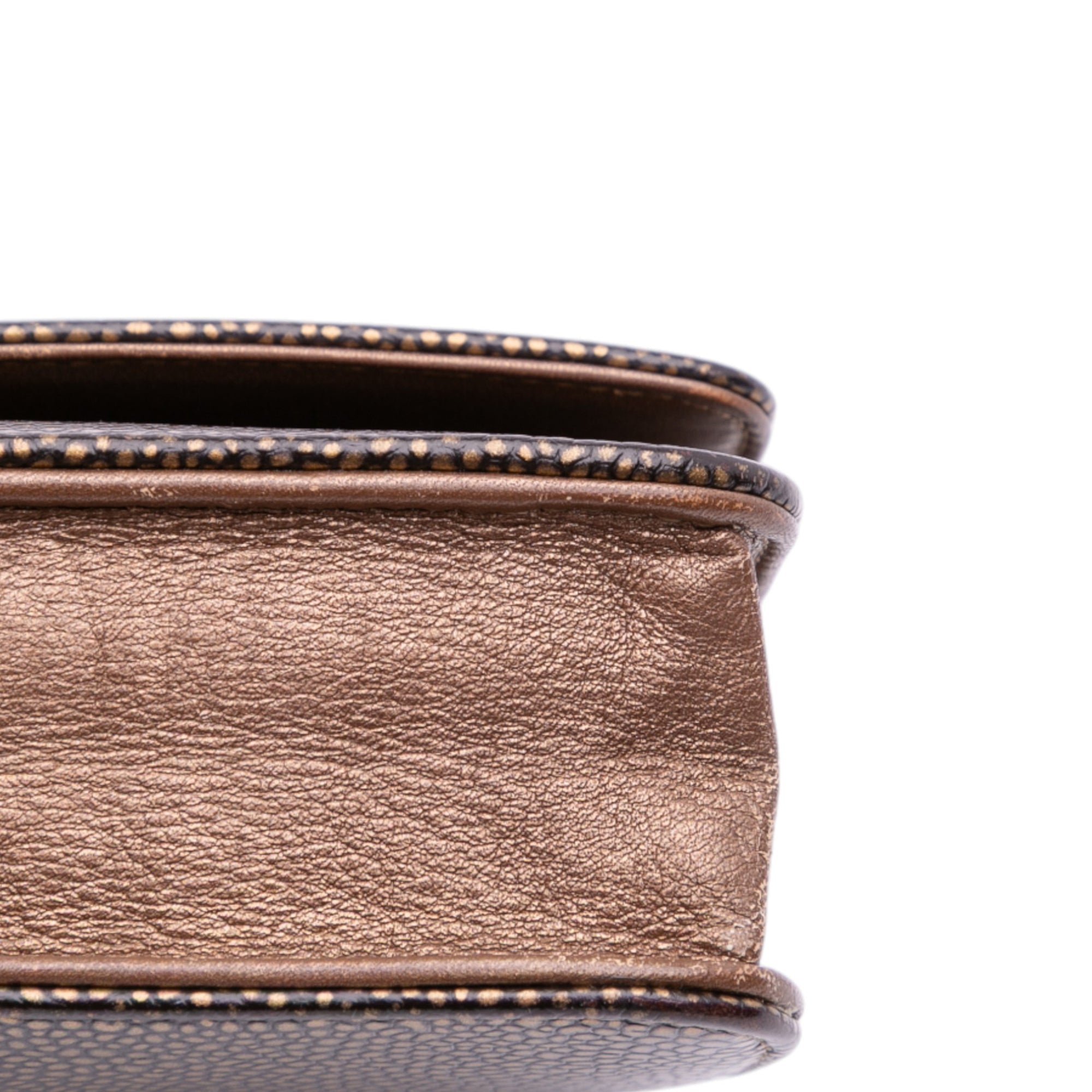 Chanel CC Metallic Caviar Wallet On Chain - image 8