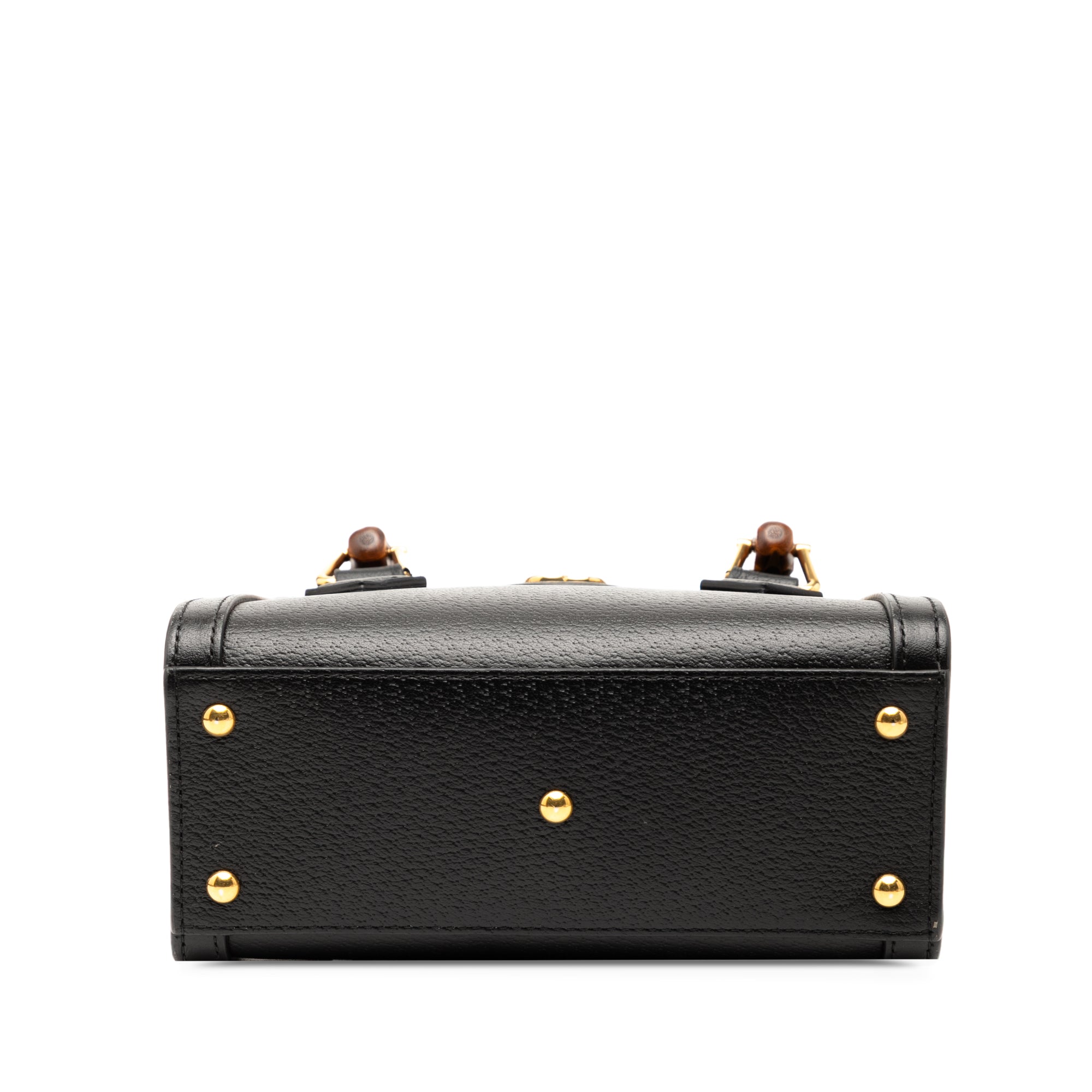 Gucci Small Calfskin Bamboo Diana Satchel - image 3