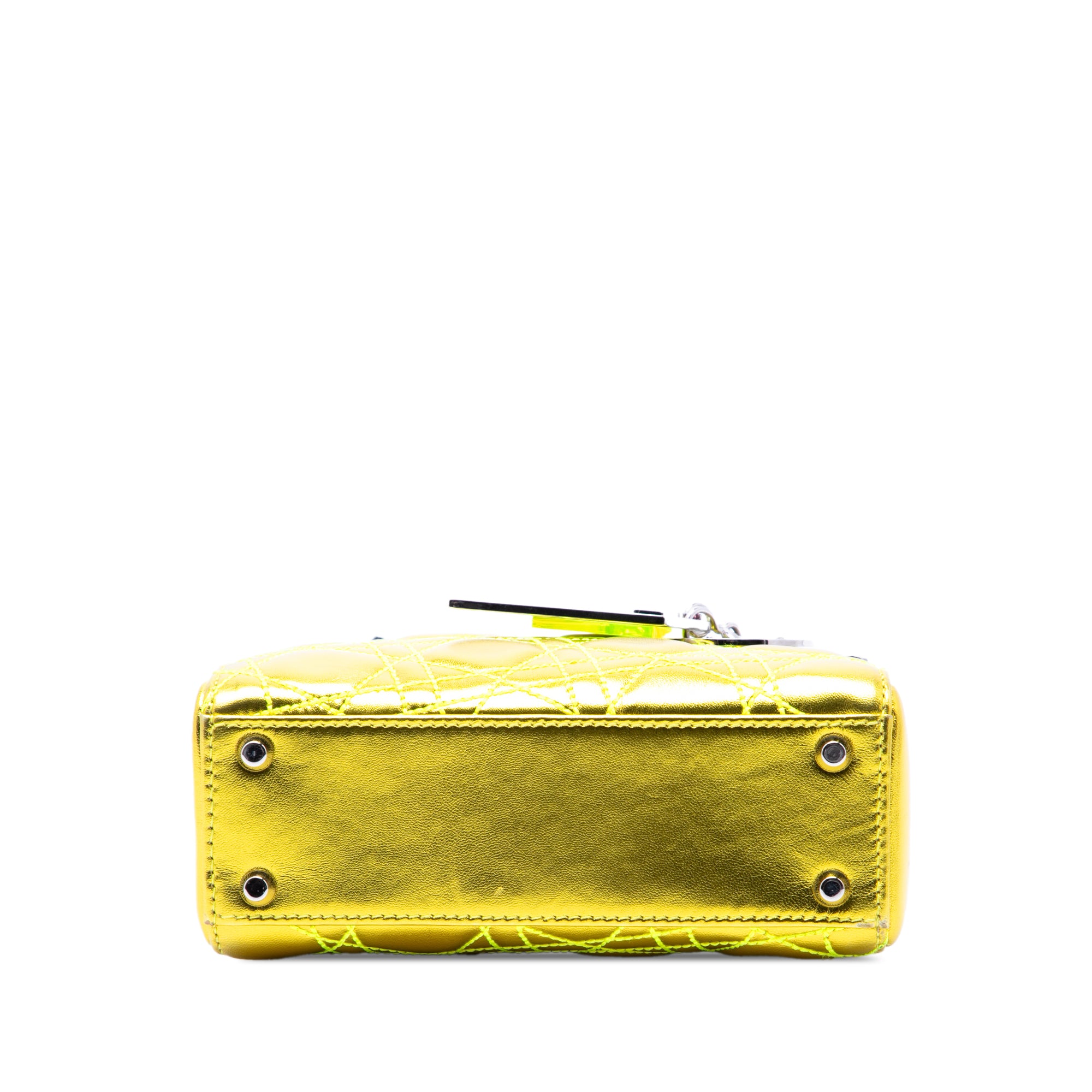 Dior Anselm Reyle Mini Metallic Lambskin Cannage Lady Dior - image 3