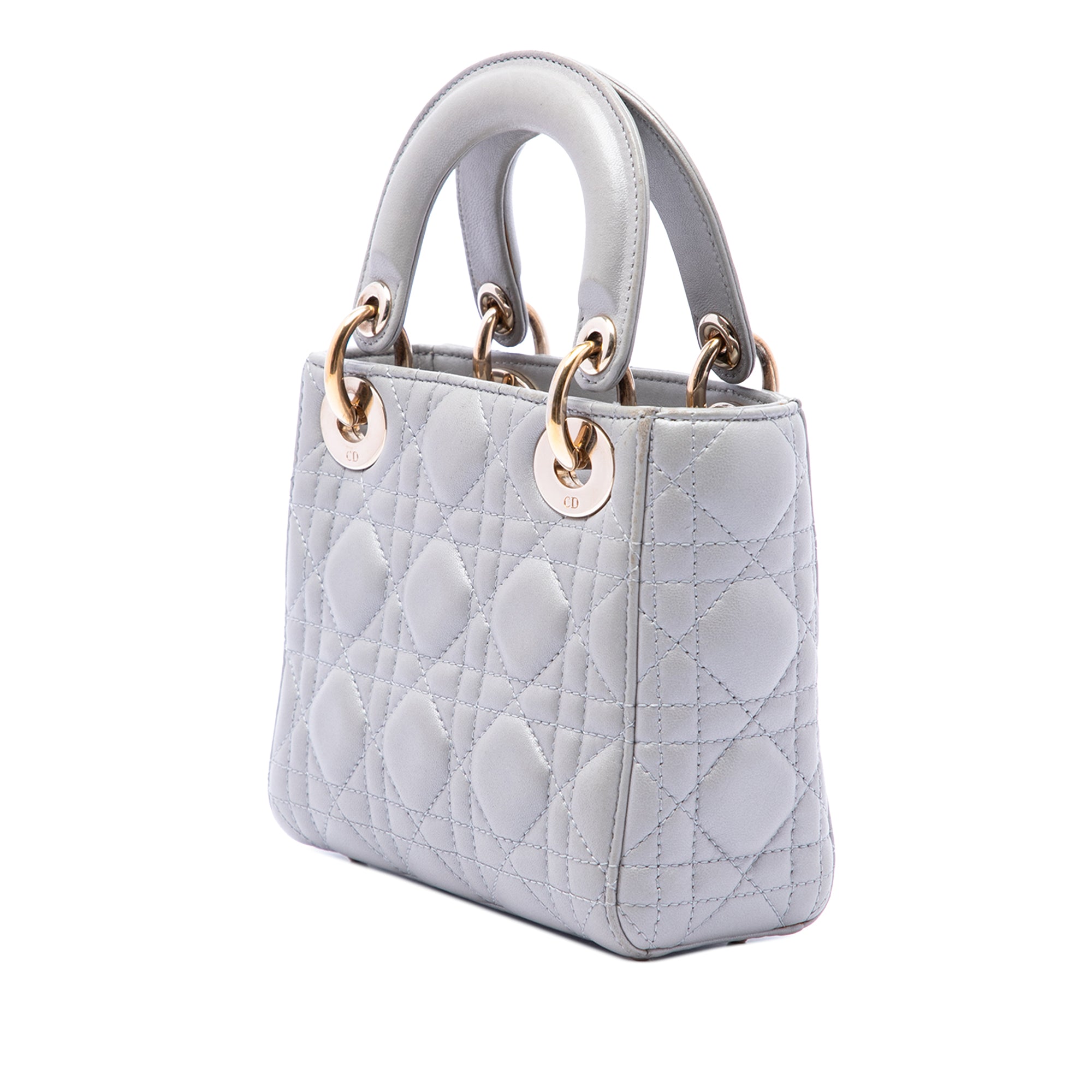 Dior Mini Lambskin Cannage Lady Dior - image 2
