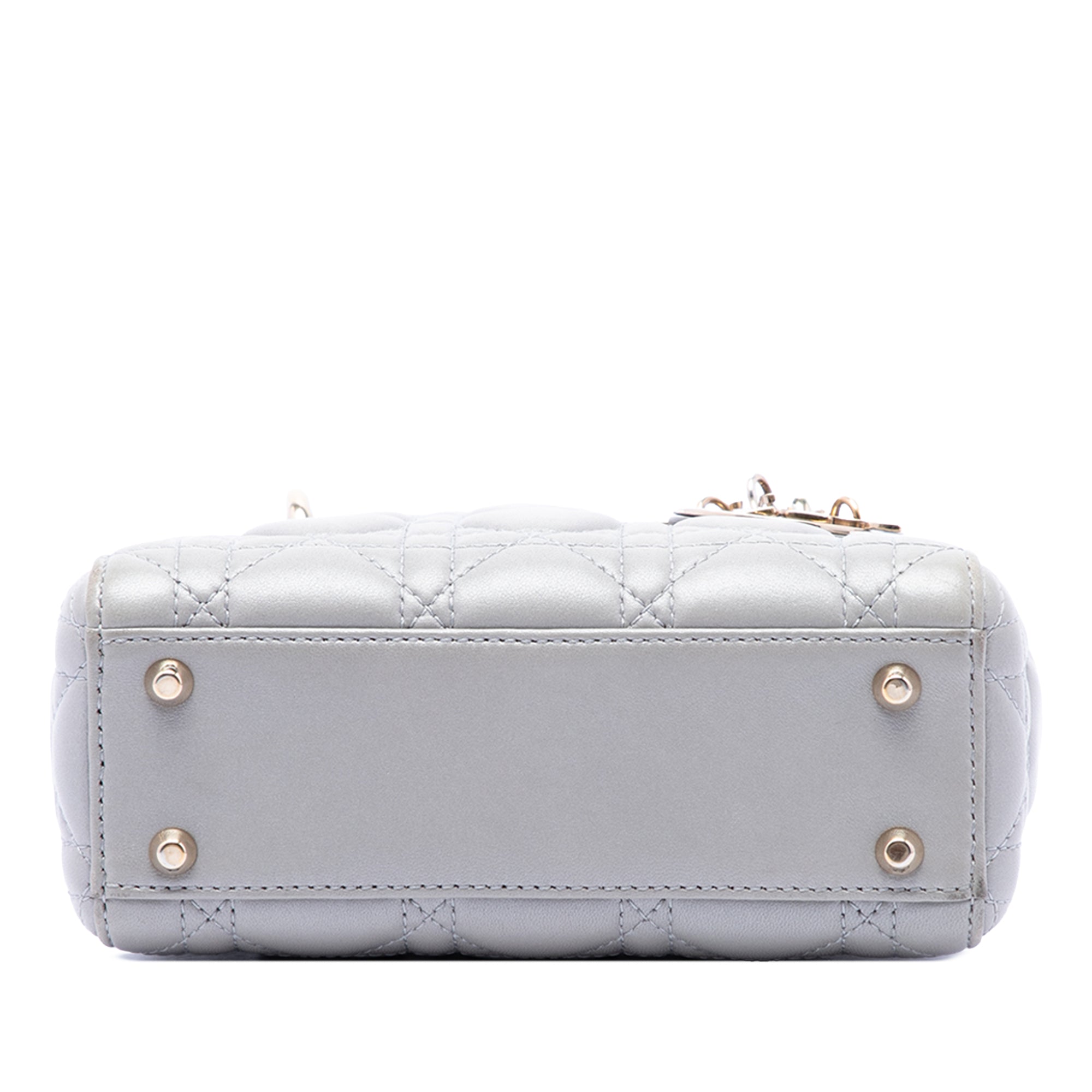 Dior Mini Lambskin Cannage Lady Dior - image 3