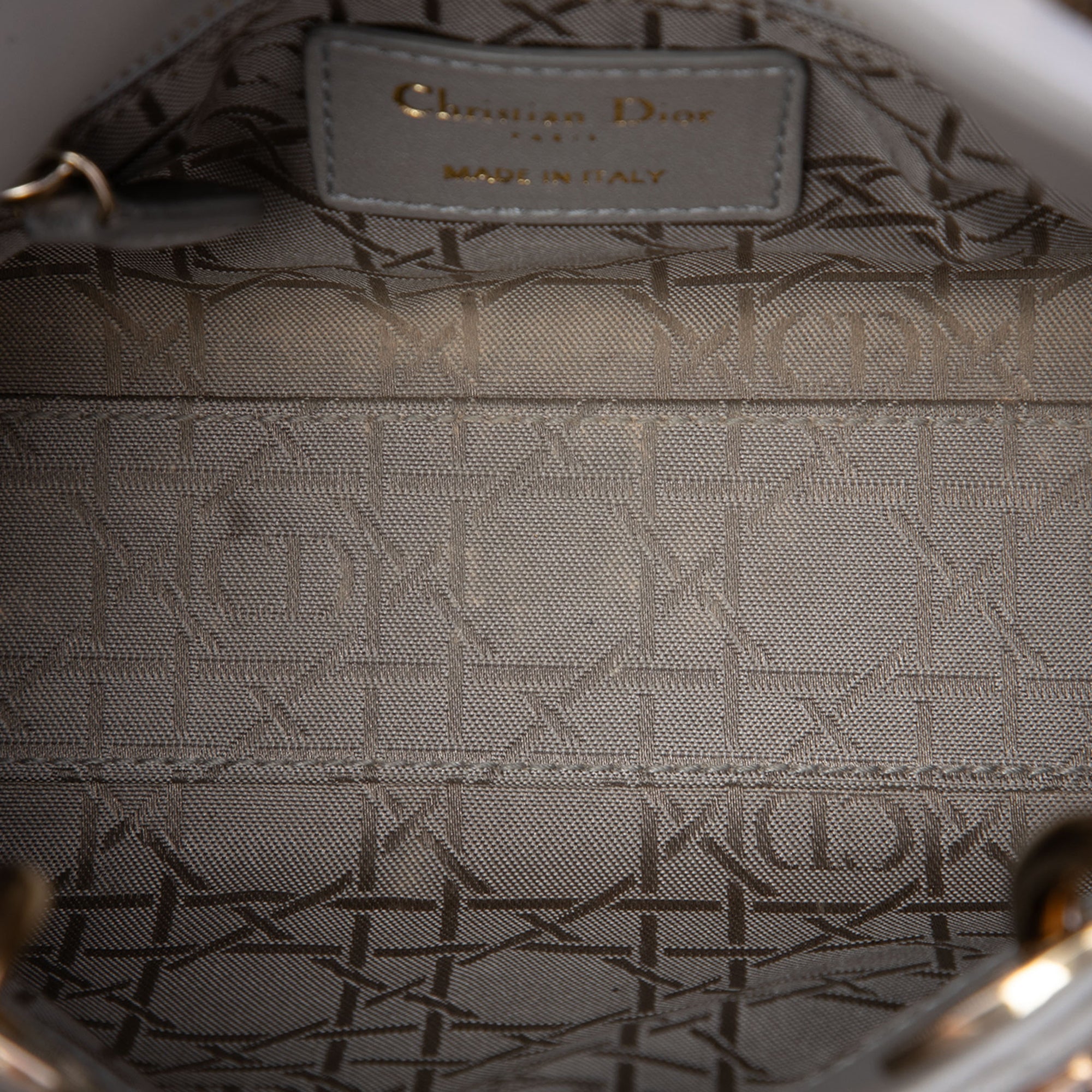 Dior Mini Lambskin Cannage Lady Dior - image 4