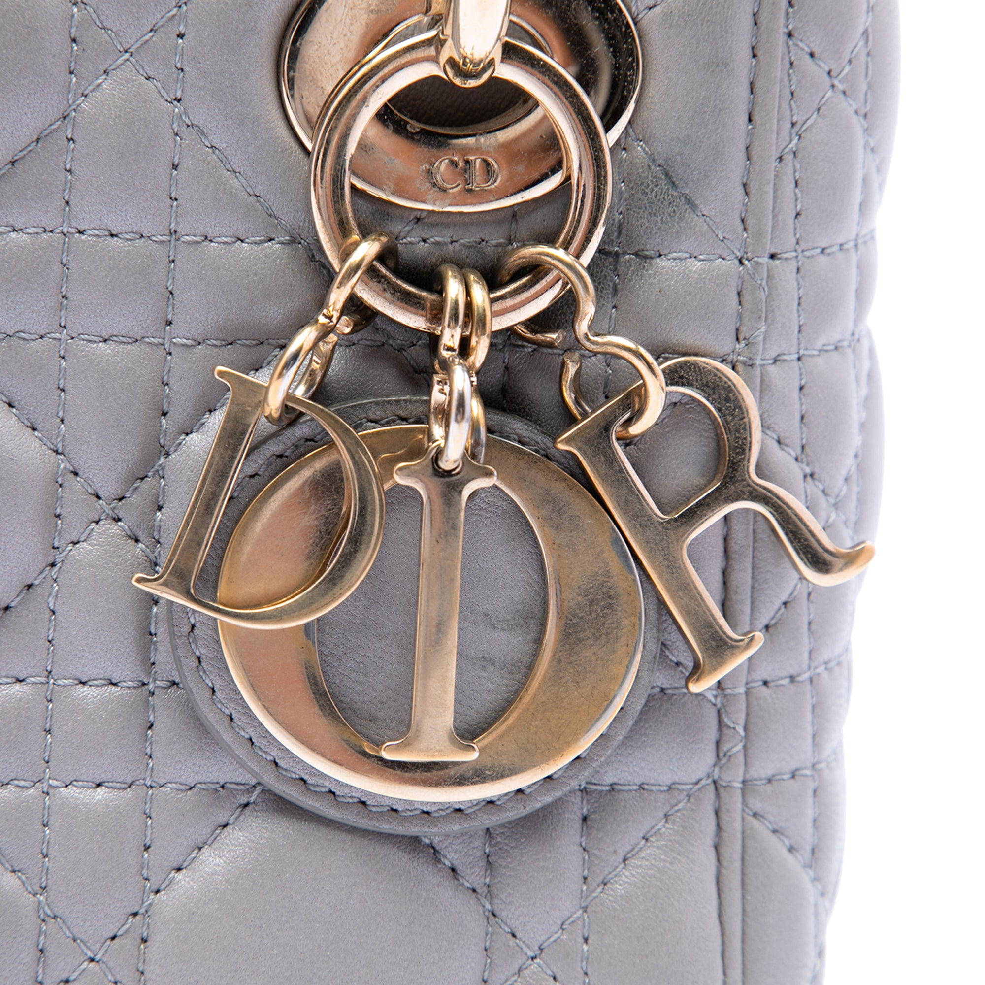 Dior Mini Lambskin Cannage Lady Dior - image 5