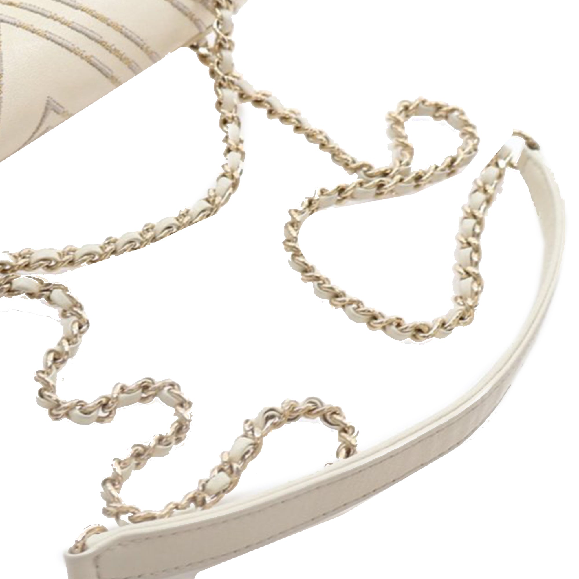 Chanel Small CC Chevron Sheepskin Subtle Flap - image 14