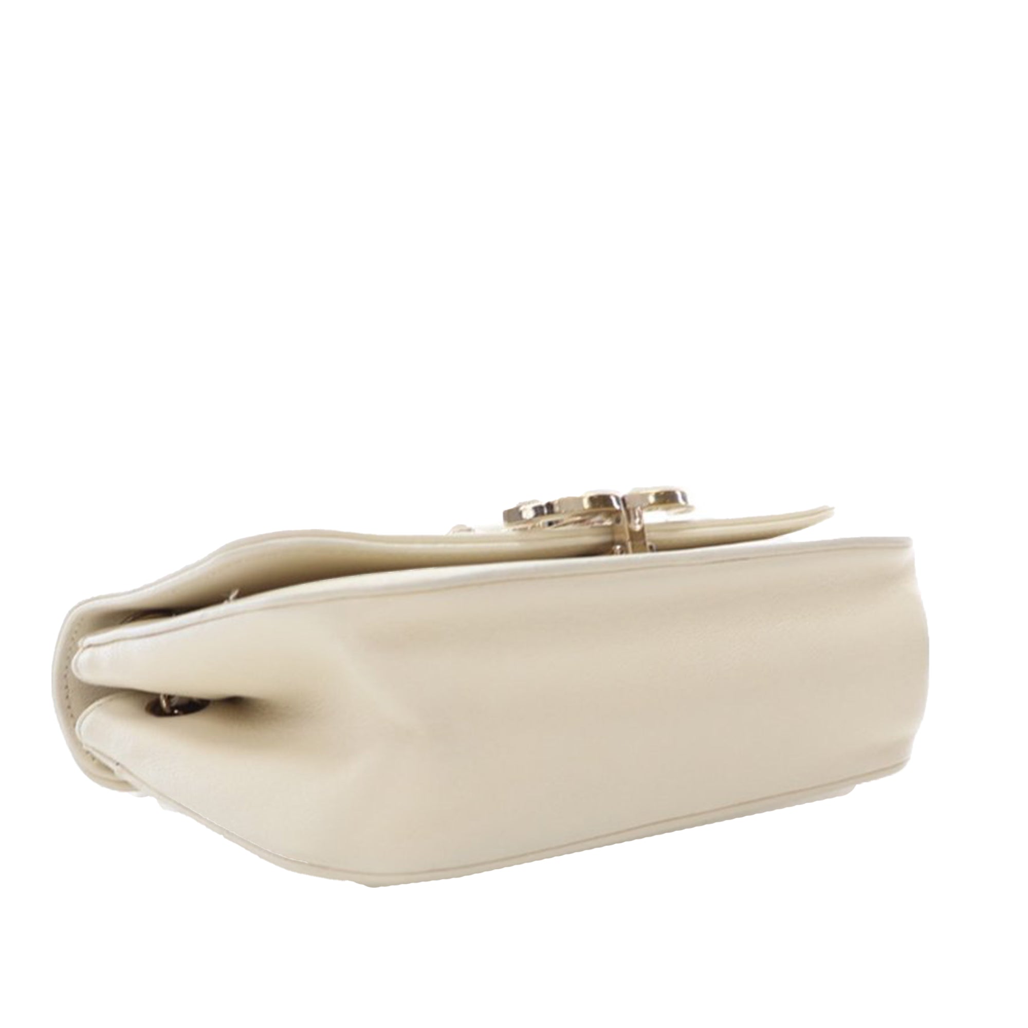 Chanel Small CC Chevron Sheepskin Subtle Flap - image 6