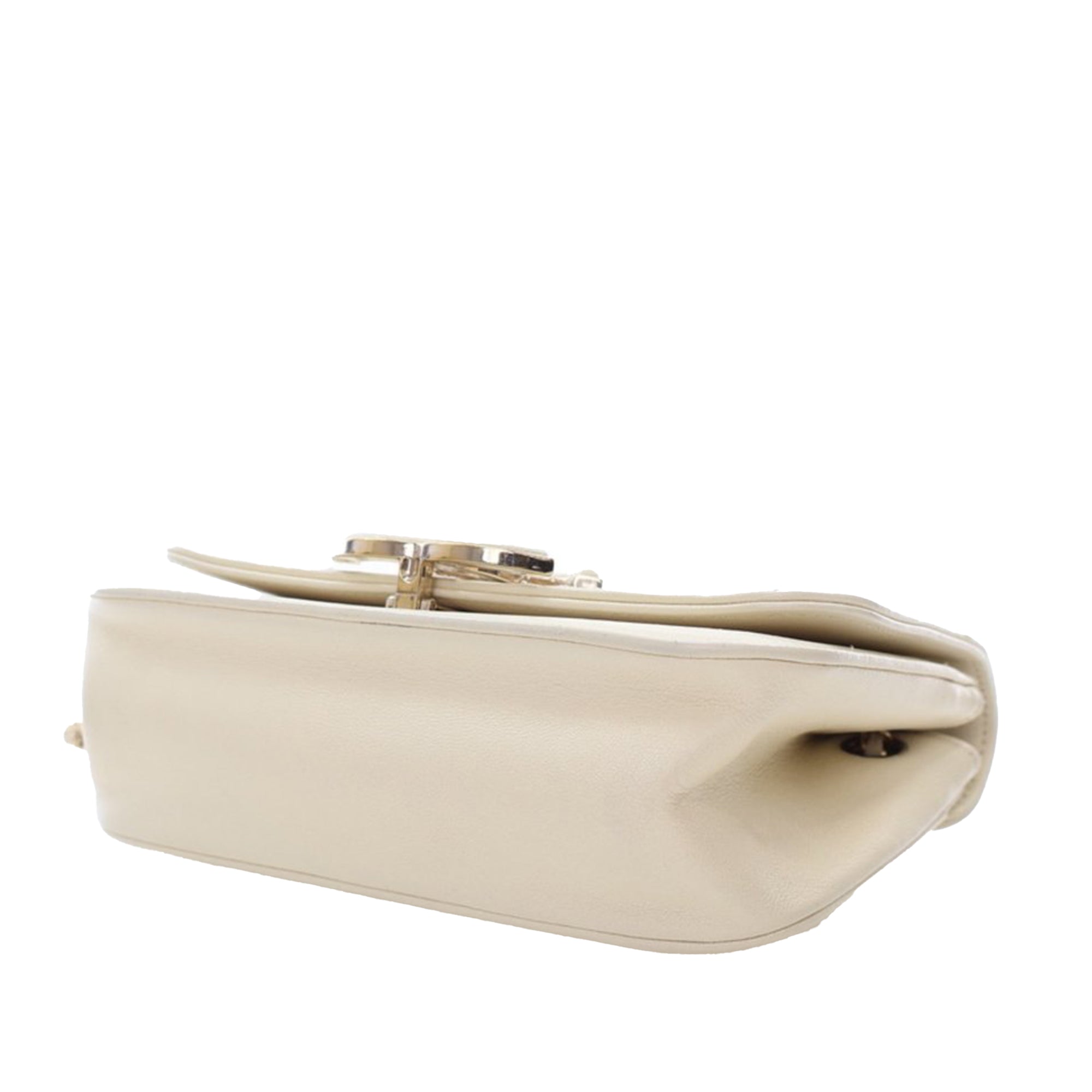 Chanel Small CC Chevron Sheepskin Subtle Flap - image 7