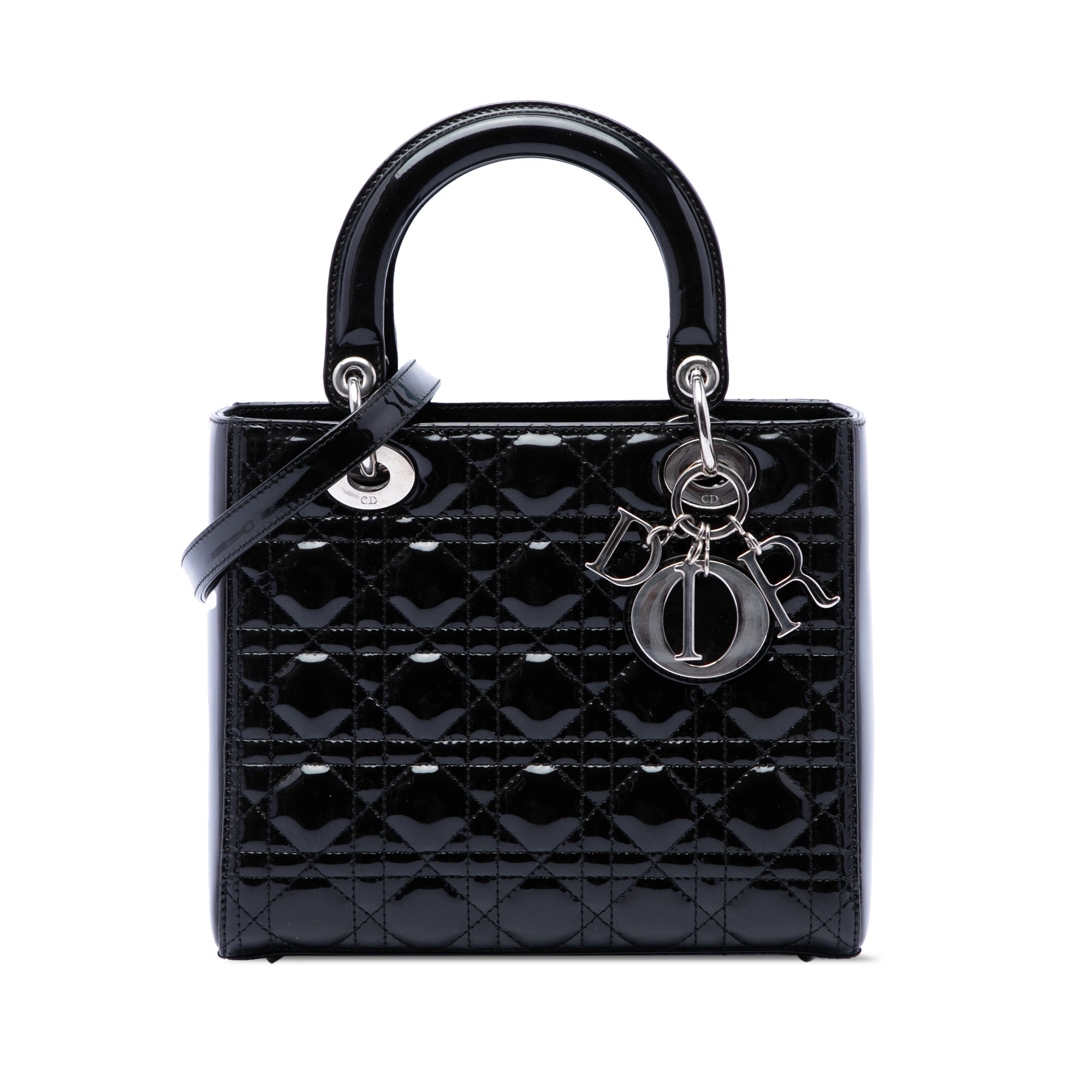 Dior Medium Patent Cannage Lady Dior - image 1