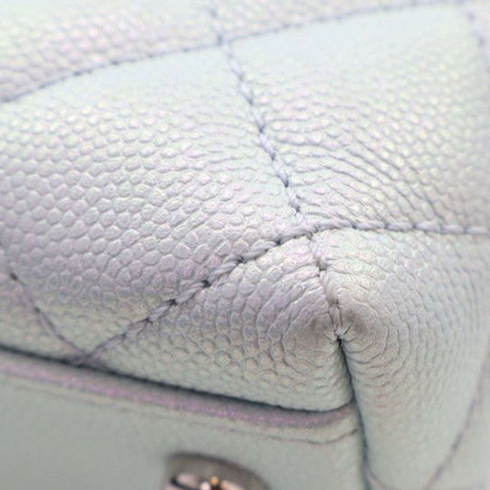 Chanel Extra Mini Iridescent Caviar Rainbow CC Coco Top Handle Bag - image 6