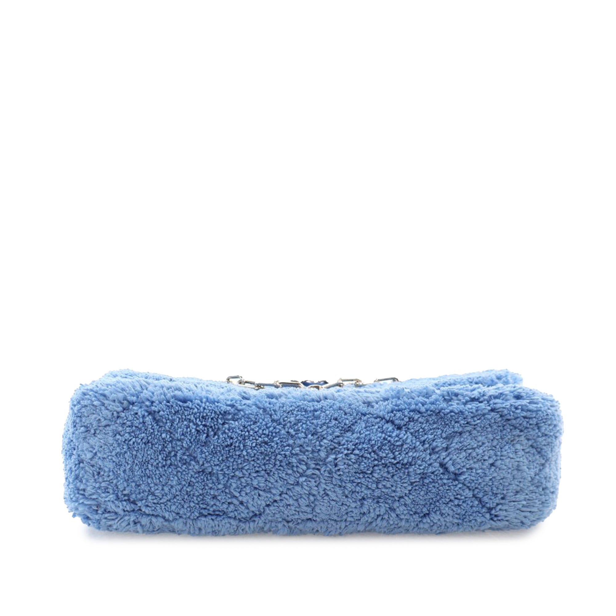 Chanel Medium Quilted Terry Cloth Coco Beach Flap - image 3