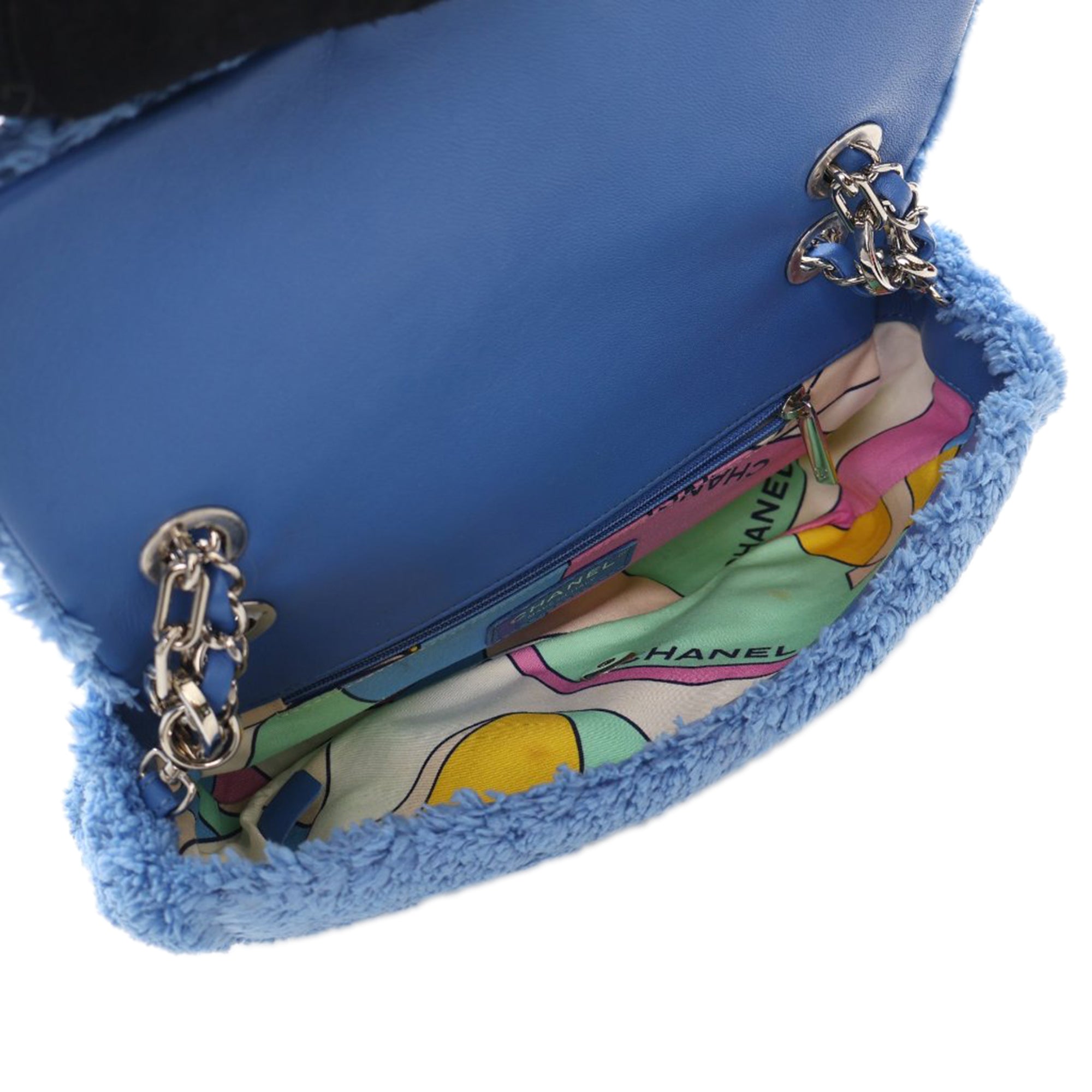 Chanel Medium Quilted Terry Cloth Coco Beach Flap - image 4