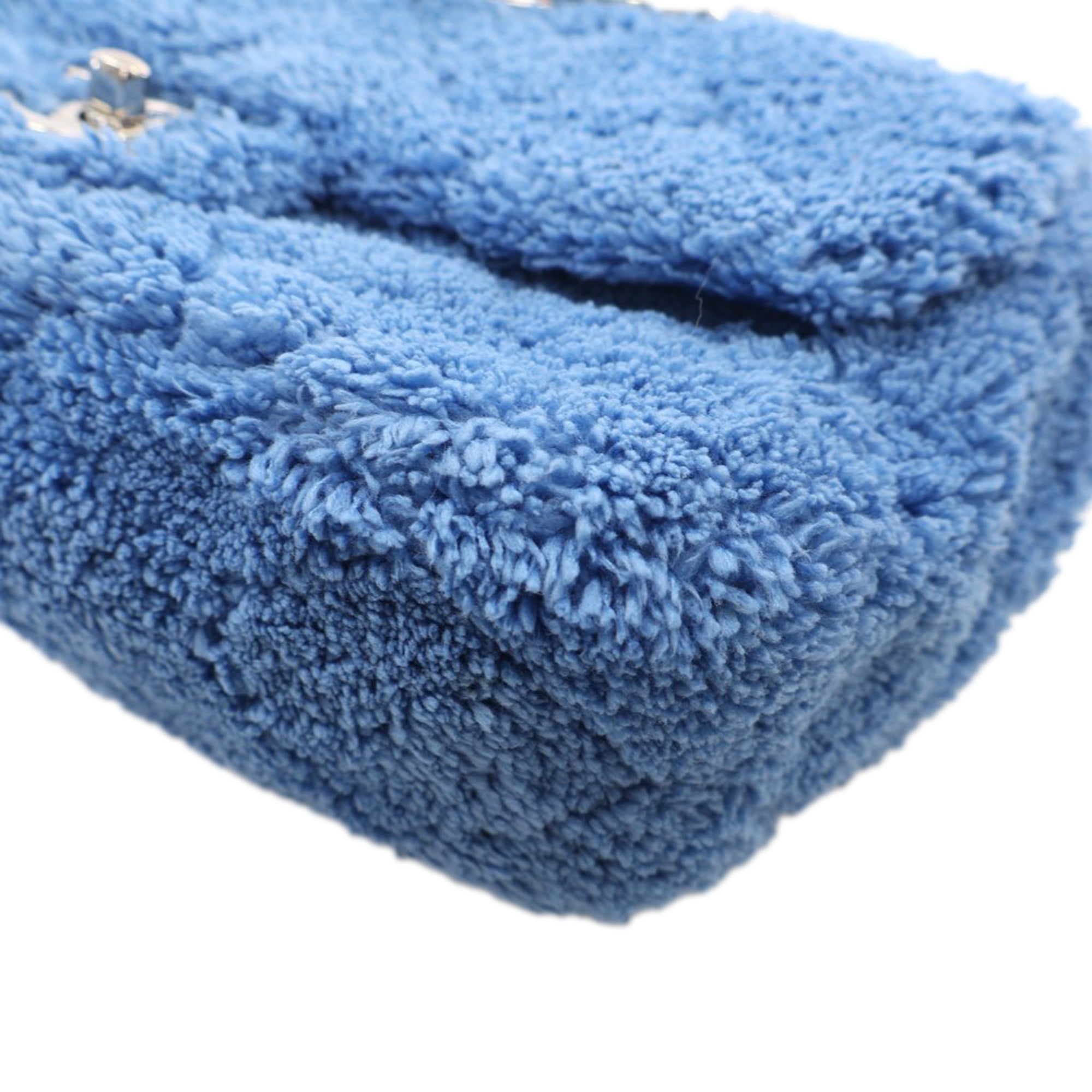 Chanel Medium Quilted Terry Cloth Coco Beach Flap - image 7