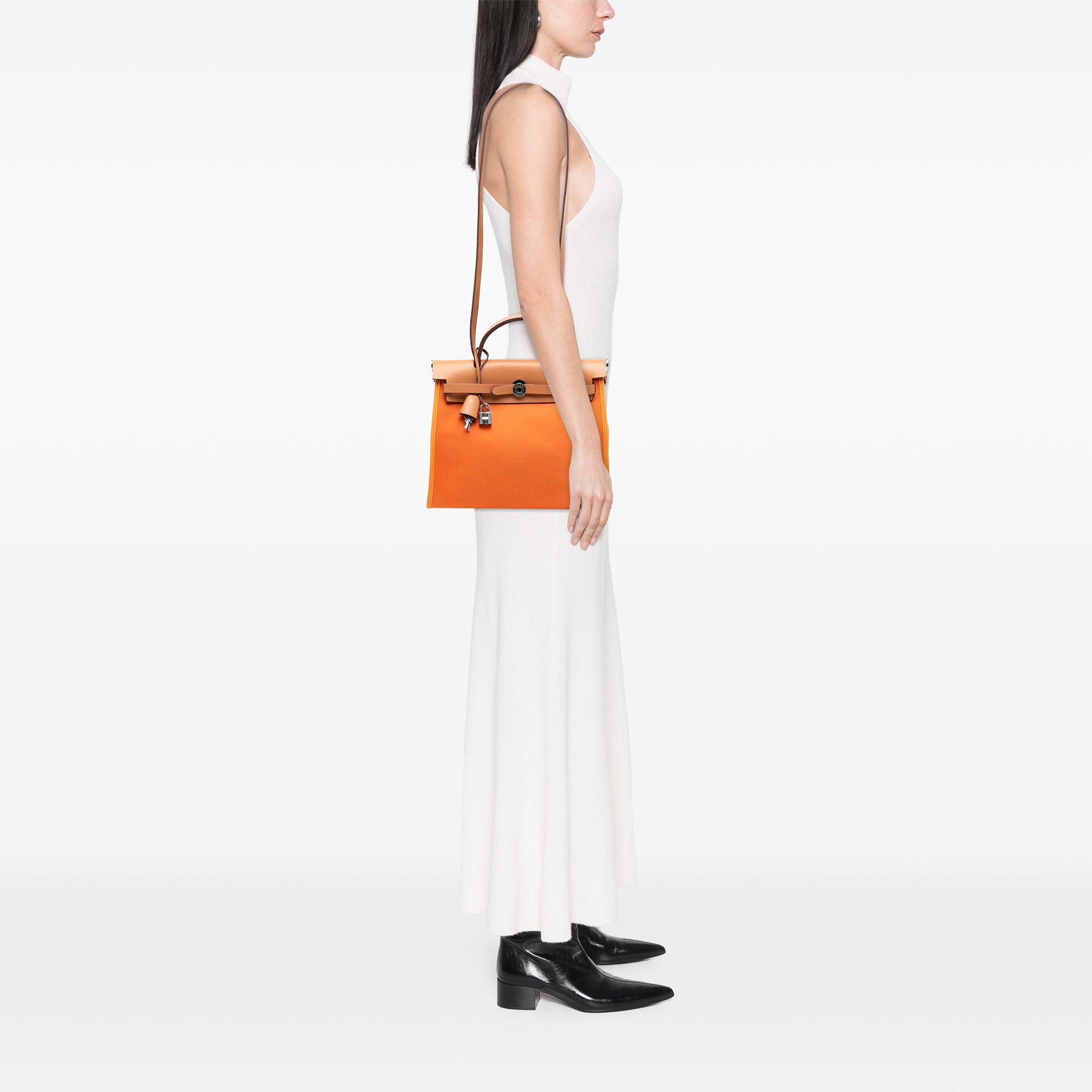 Hermès Toile Herbag Zip 31 - image 7