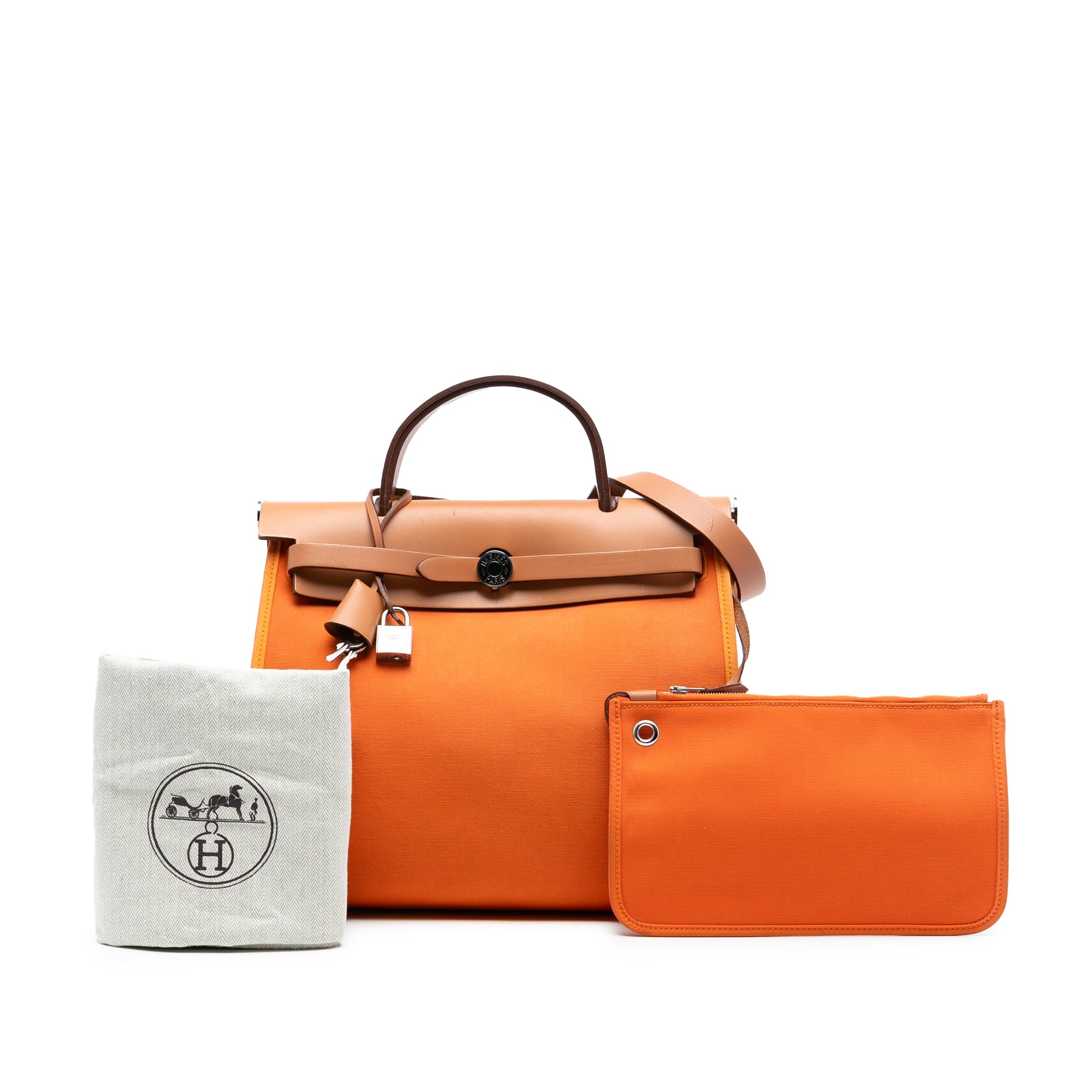 Hermès Toile Herbag Zip 31 - image 8