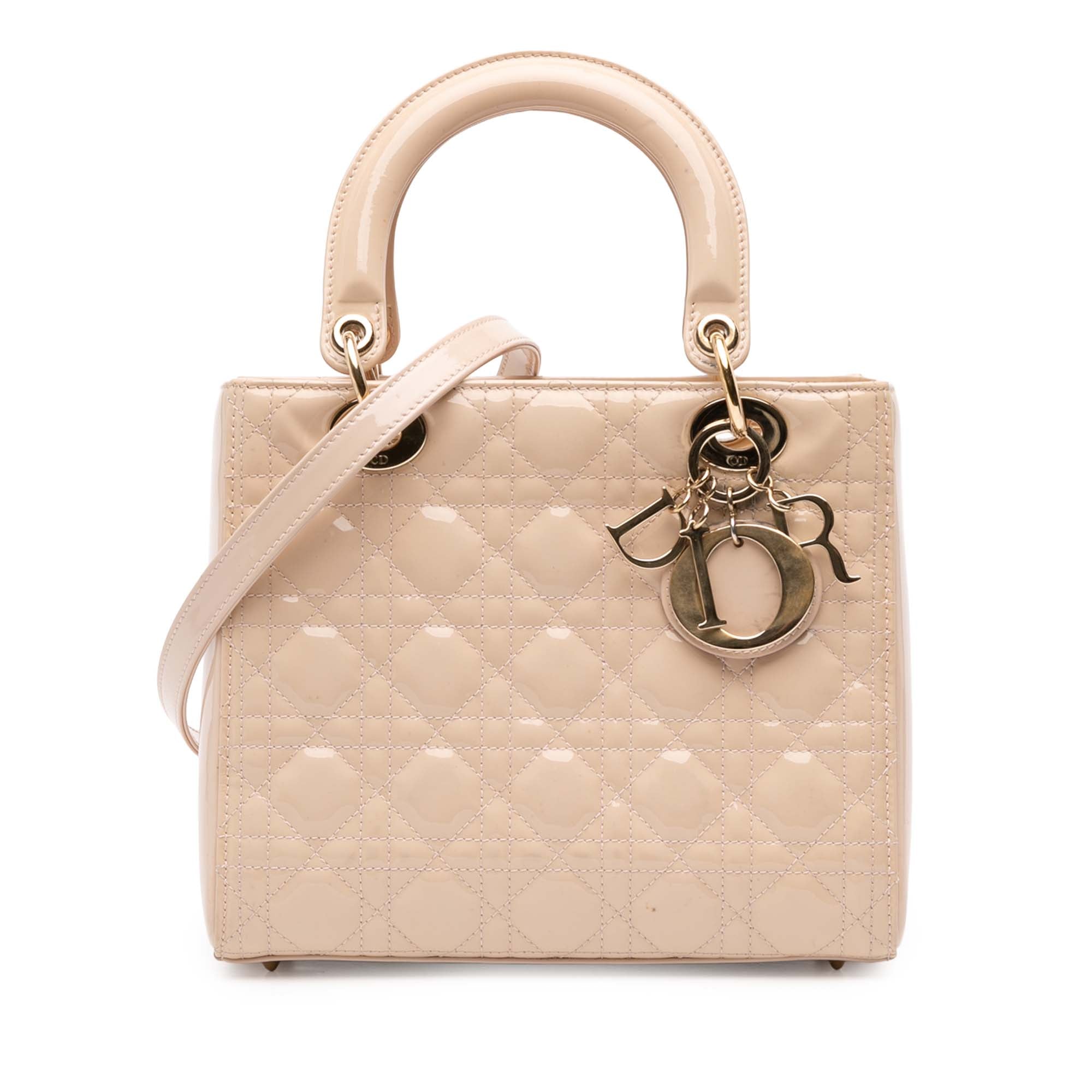 Dior Medium Patent Cannage Lady Dior - image 1