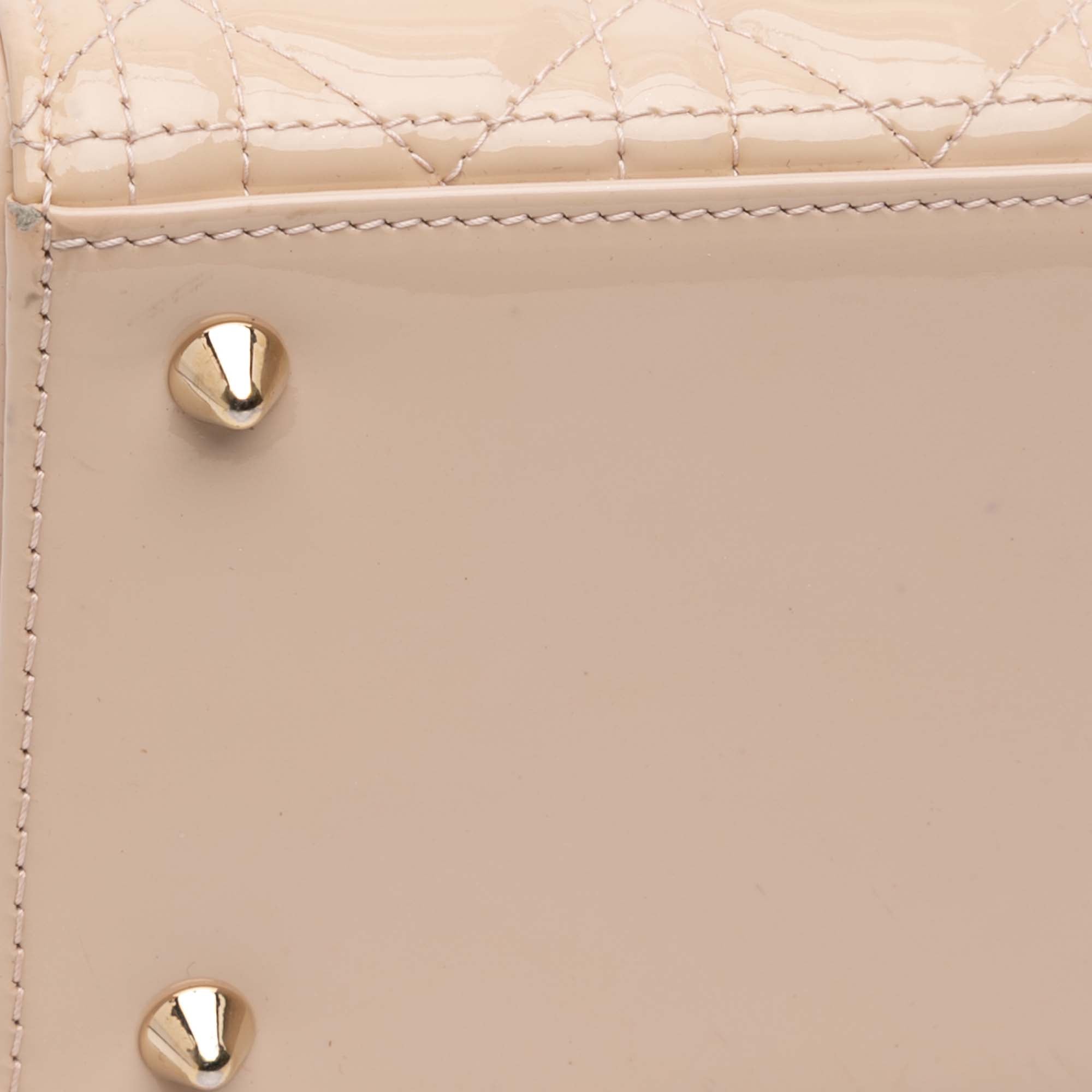 Dior Medium Patent Cannage Lady Dior - image 6