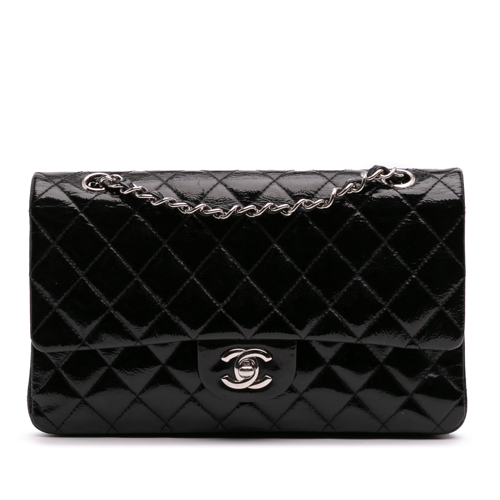 Chanel Medium Classic Patent Double Flap - image 1