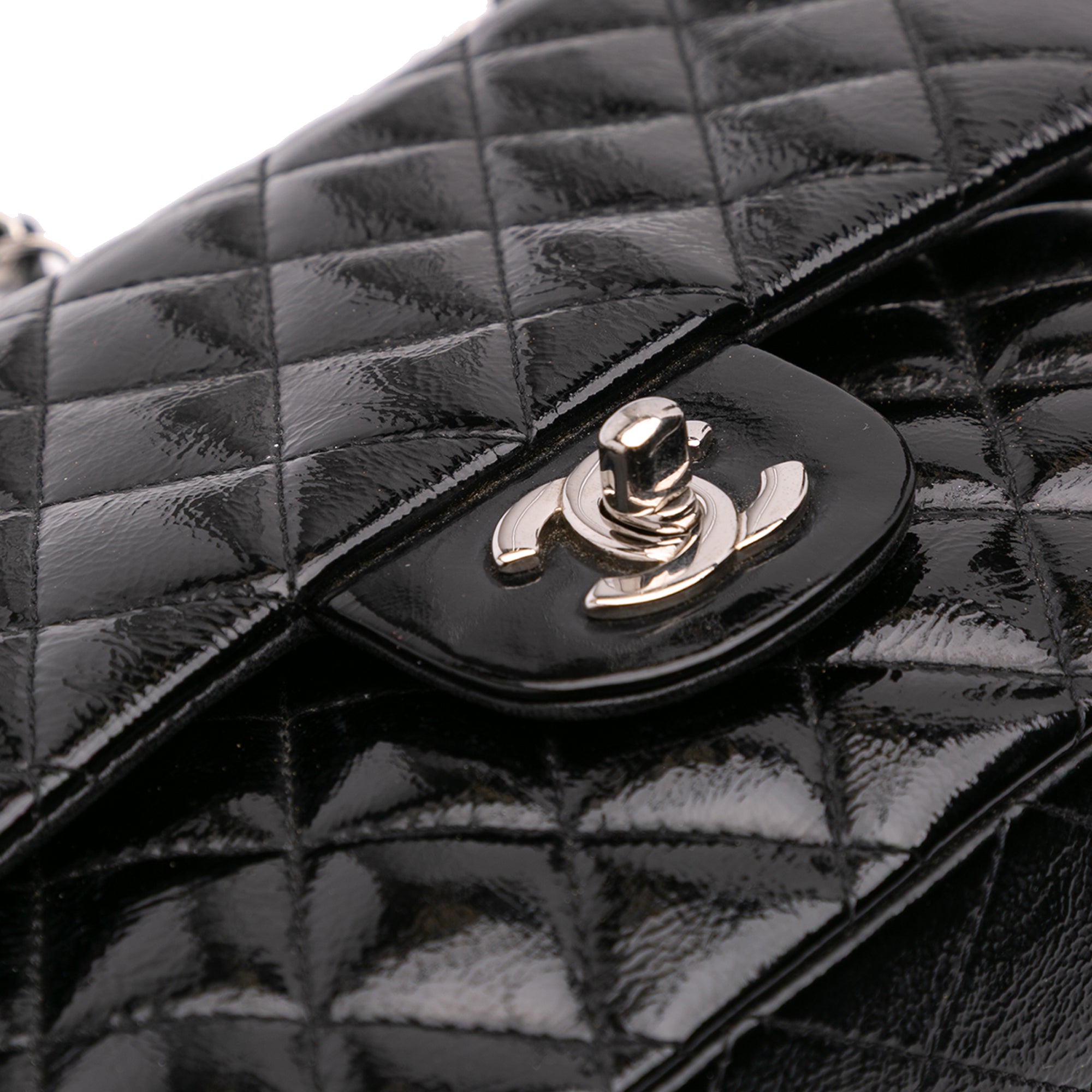 Chanel Medium Classic Patent Double Flap - image 10