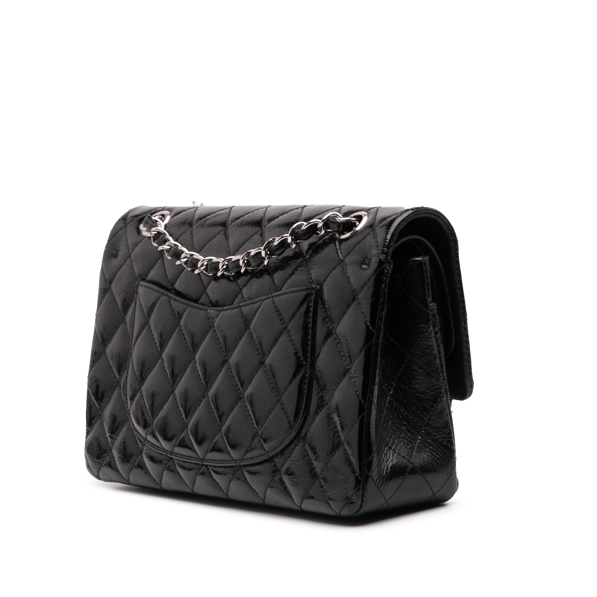 Chanel Medium Classic Patent Double Flap - image 2