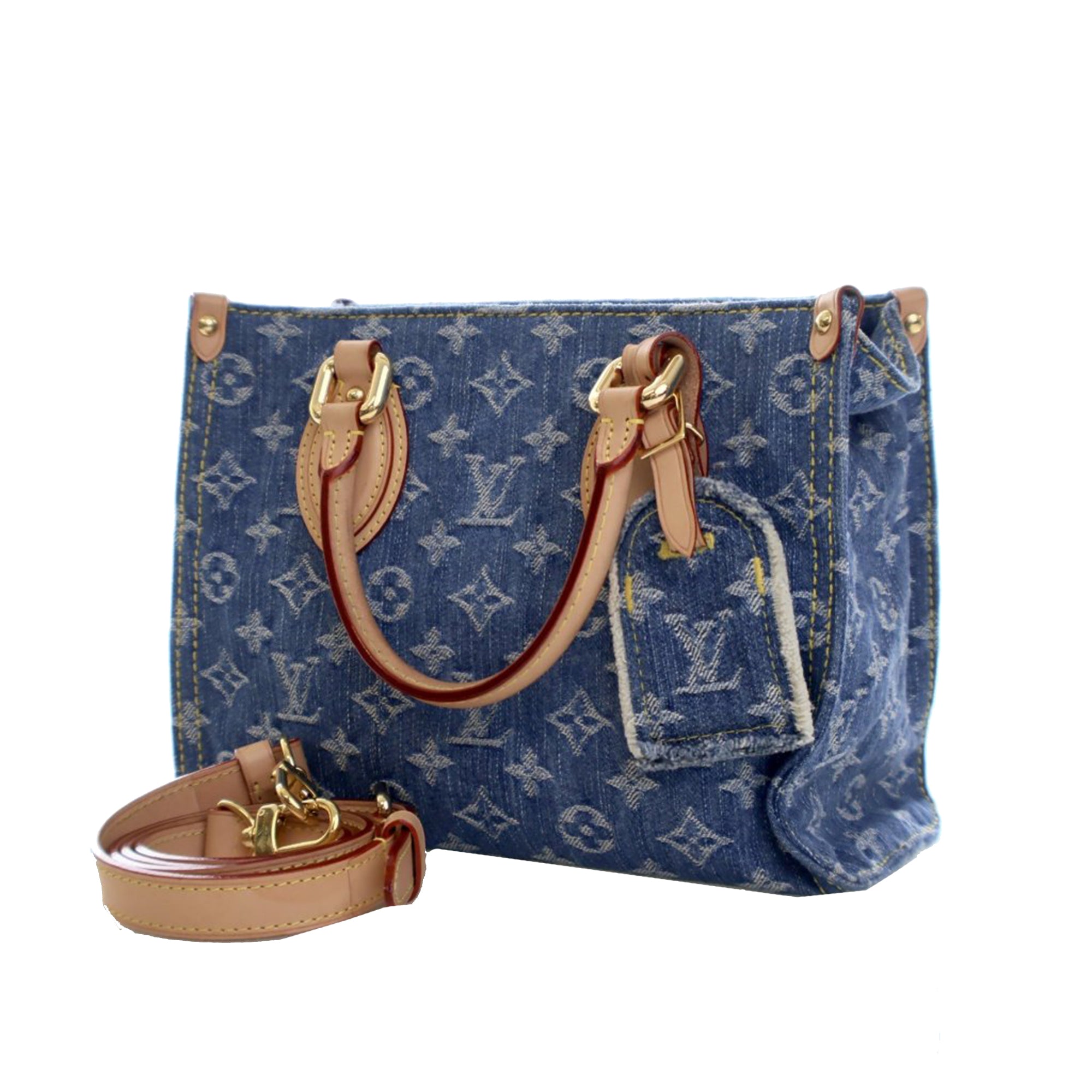 Louis Vuitton Monogram Denim Onthego PM - image 3