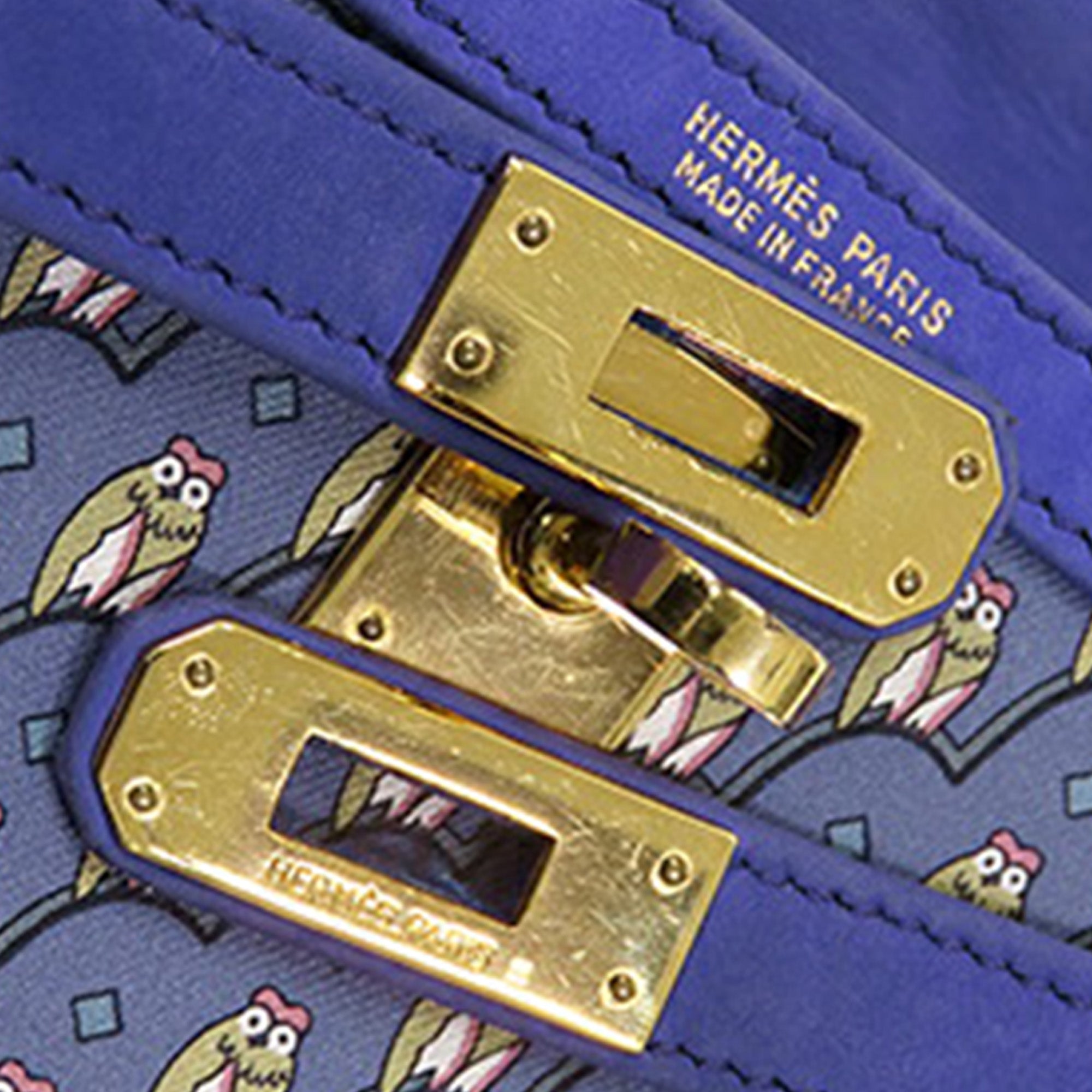 Hermès Silk and Dobris Owl Kelly Sellier 20 - image 10
