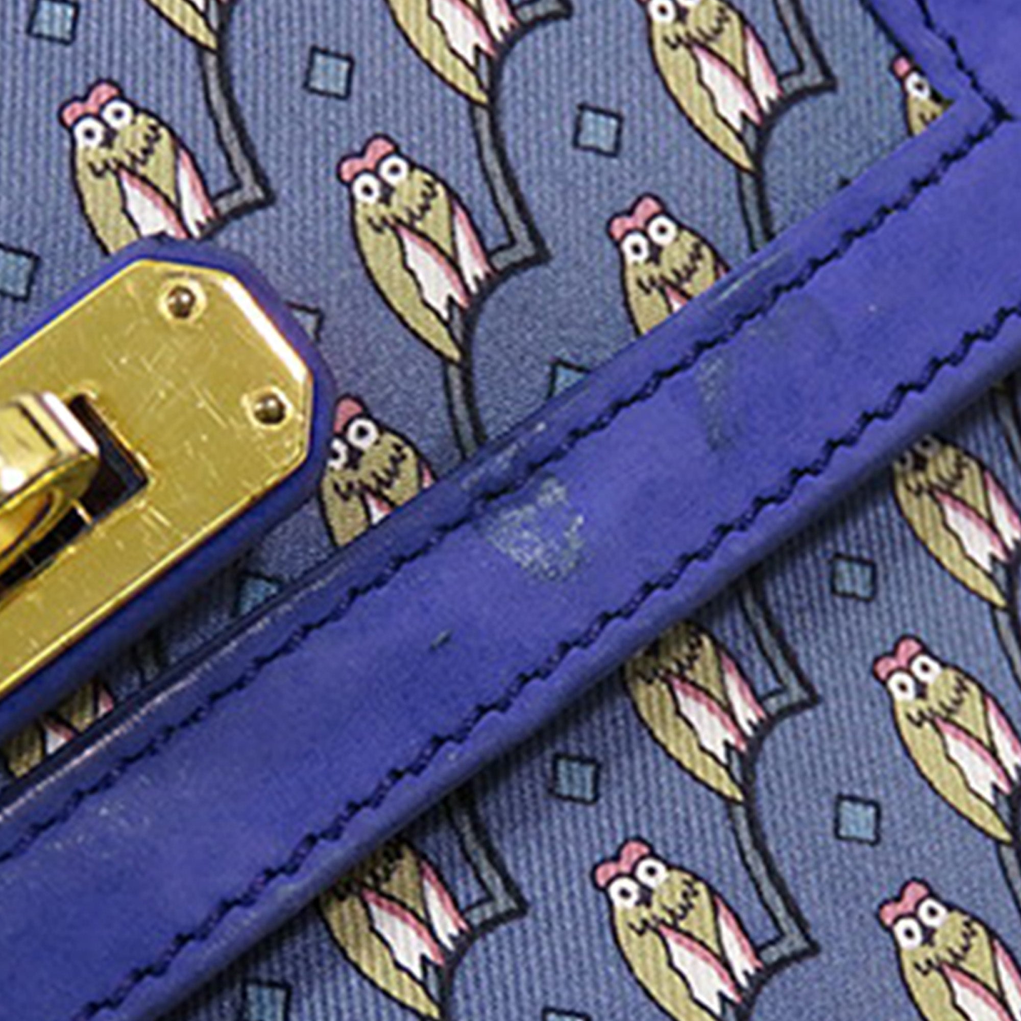 Hermès Silk and Dobris Owl Kelly Sellier 20 - image 11