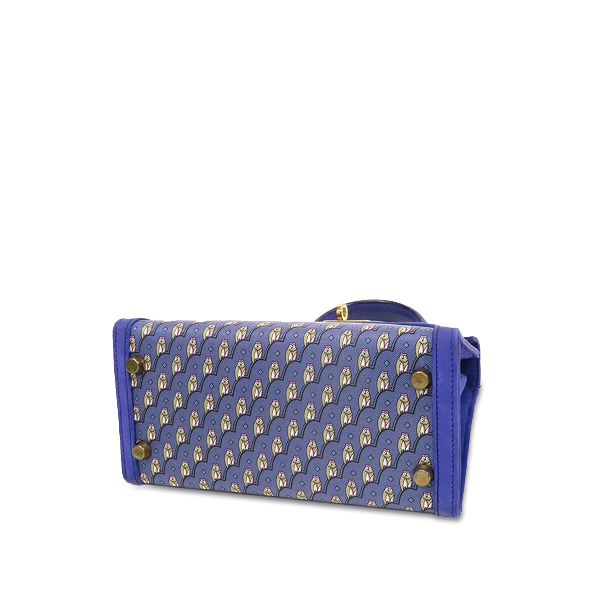 Hermès Silk and Dobris Owl Kelly Sellier 20 - image 3