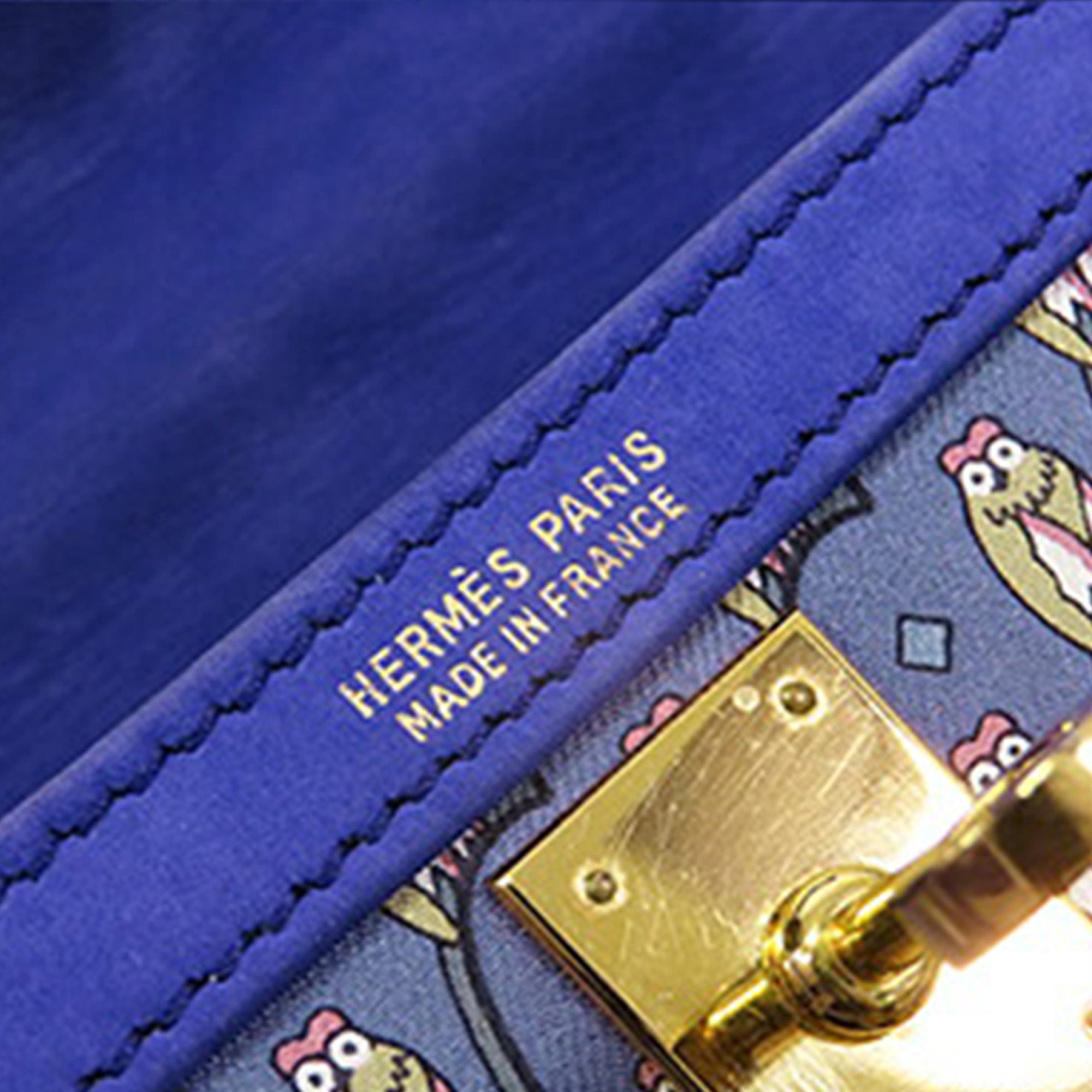 Hermès Silk and Dobris Owl Kelly Sellier 20 - image 5