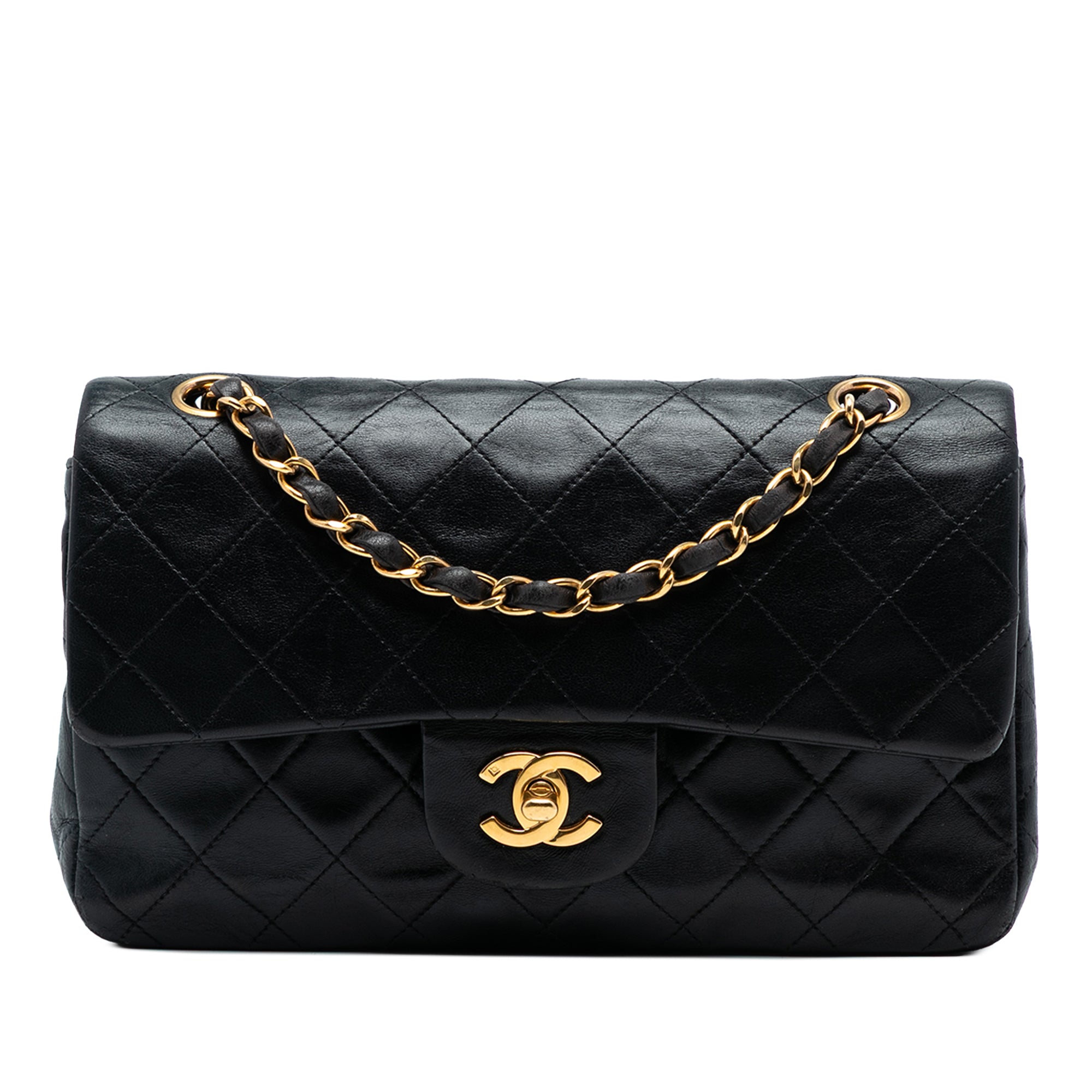 Chanel Small Classic Lambskin Double Flap - image 1