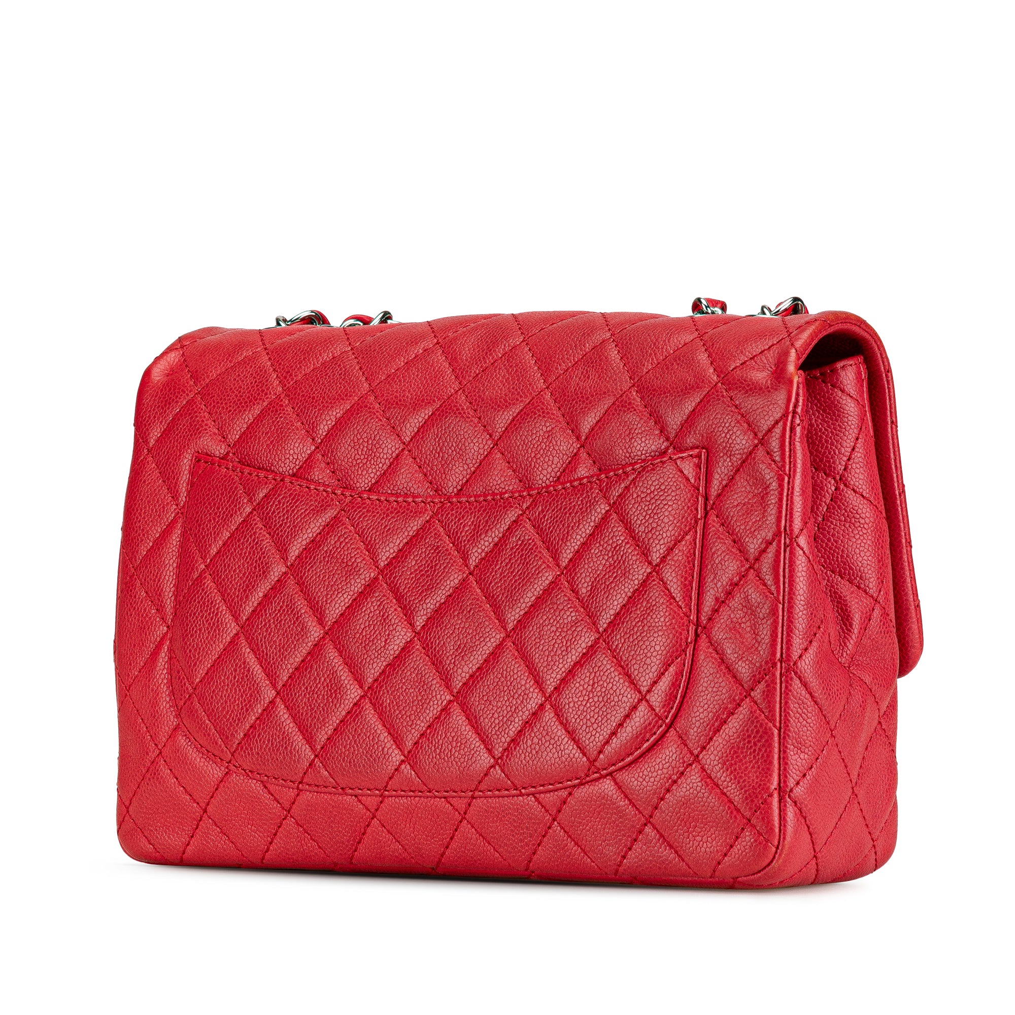 Chanel Jumbo Classic Caviar Single Flap - image 2