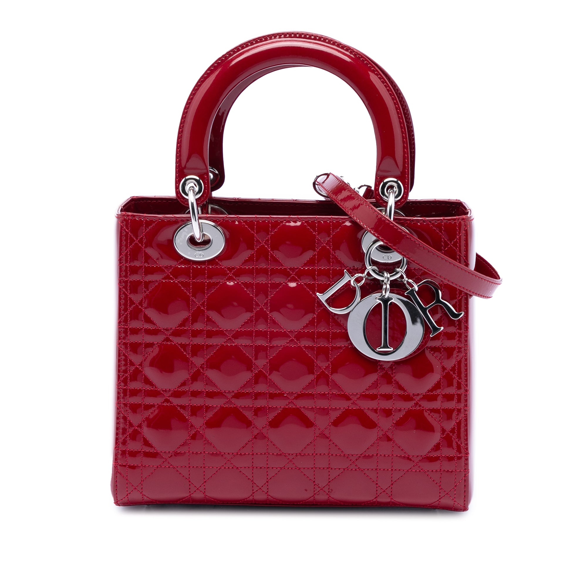 Dior Medium Patent Cannage Lady Dior - image 1