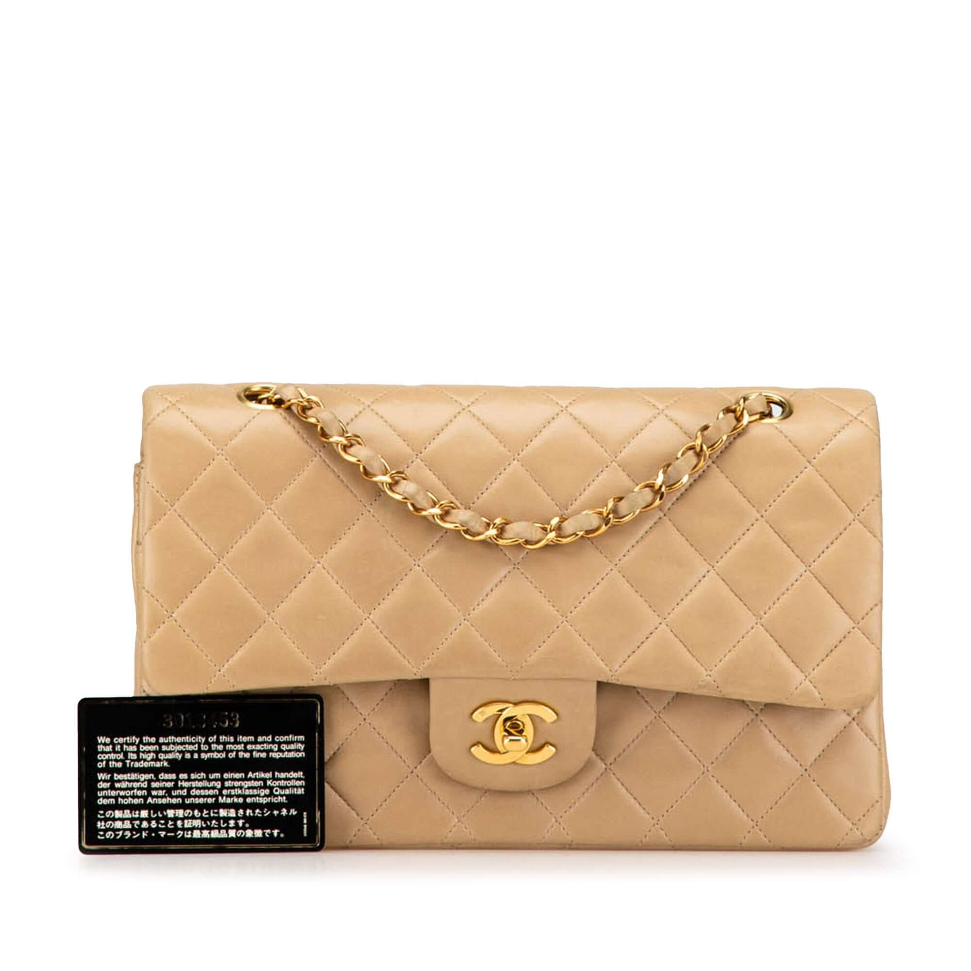 Chanel Medium Classic Lambskin Double Flap