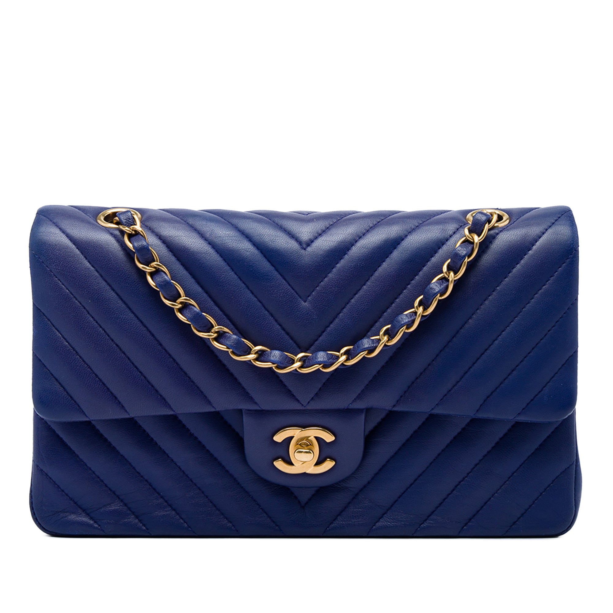 Chanel Medium Classic Chevron Lambskin Double Flap - image 1