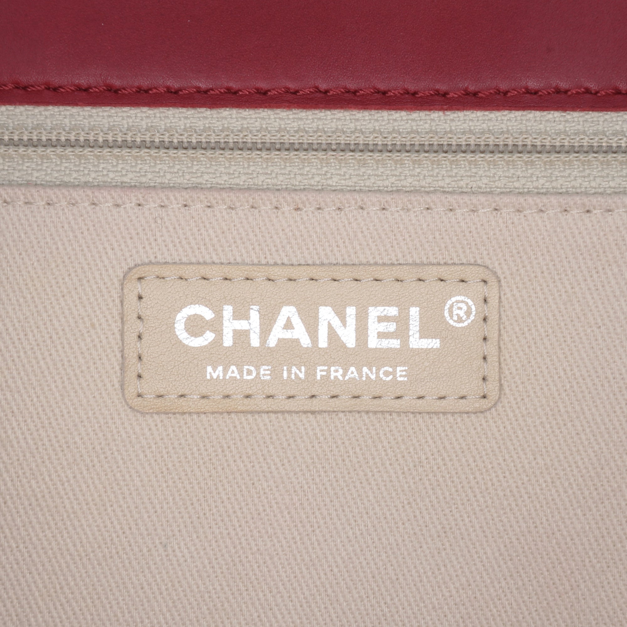 Chanel Large Calfskin Double Stitch Hampton Flap - image 5