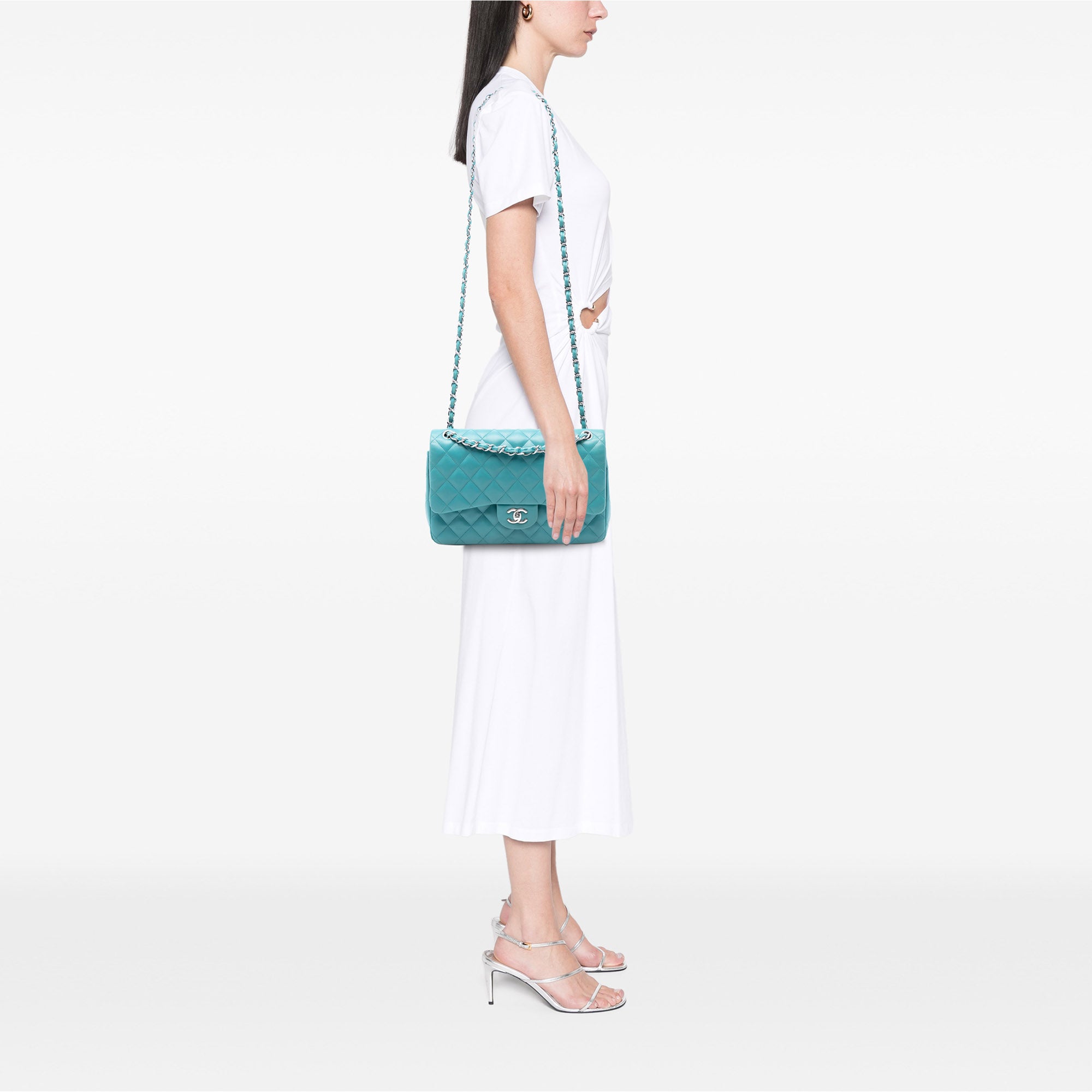 Chanel Jumbo Classic Lambskin Double Flap - image 7