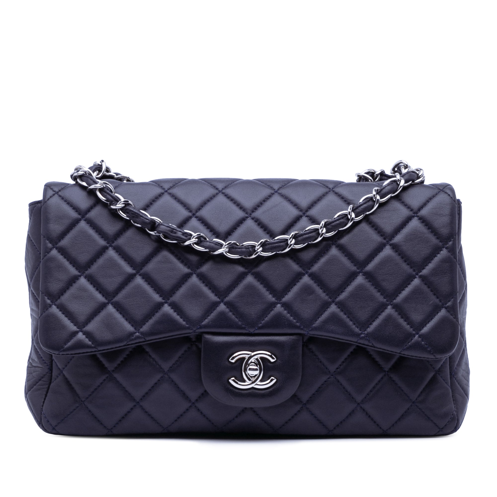 Chanel Jumbo Classic Lambskin Single Flap - image 1