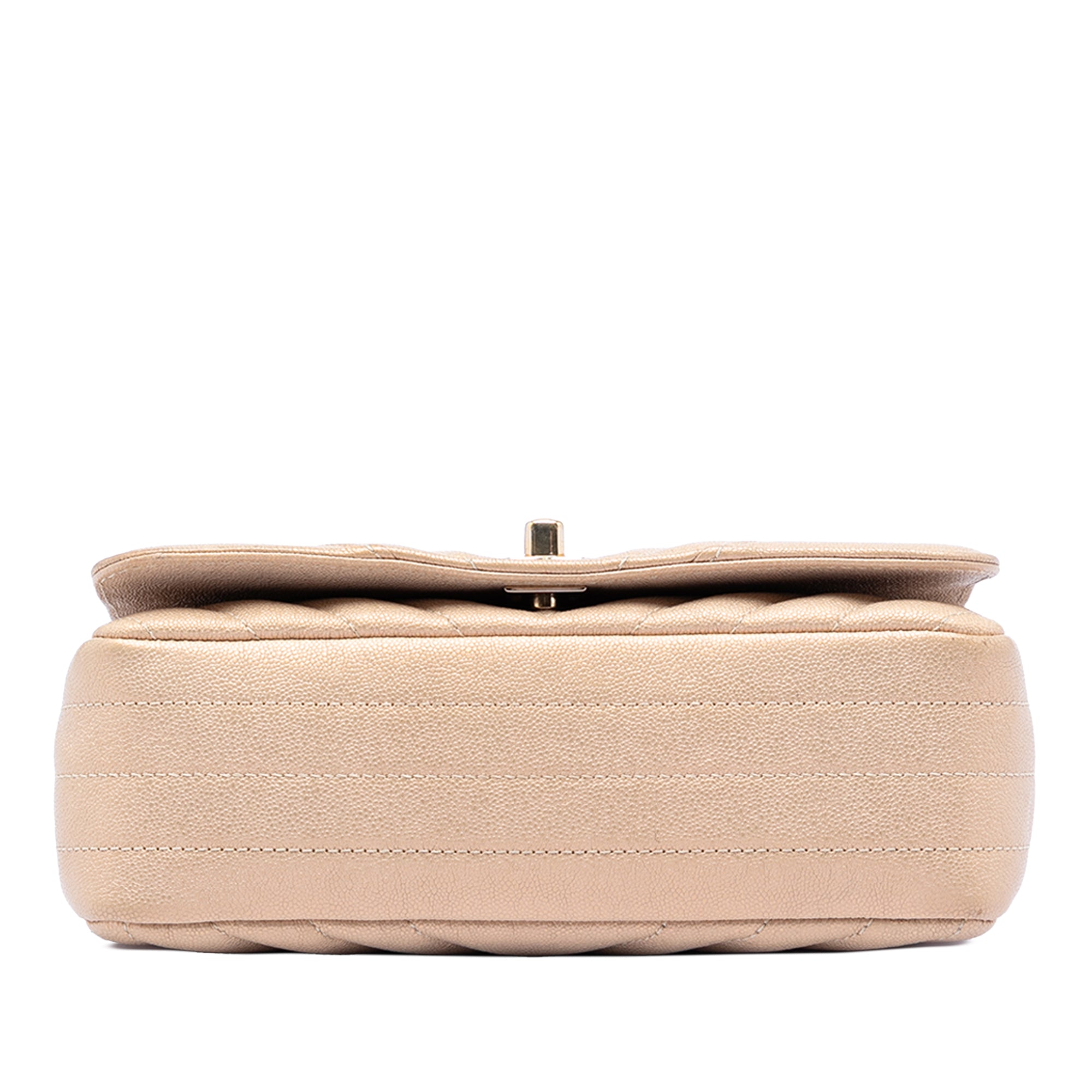 Chanel Small Chevron Caviar Statement Flap - image 3