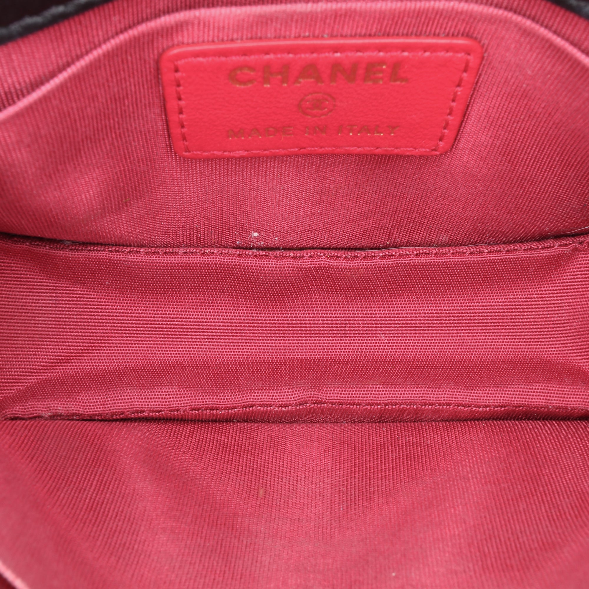 Chanel Mini Lambskin Button On Top Flap - image 4