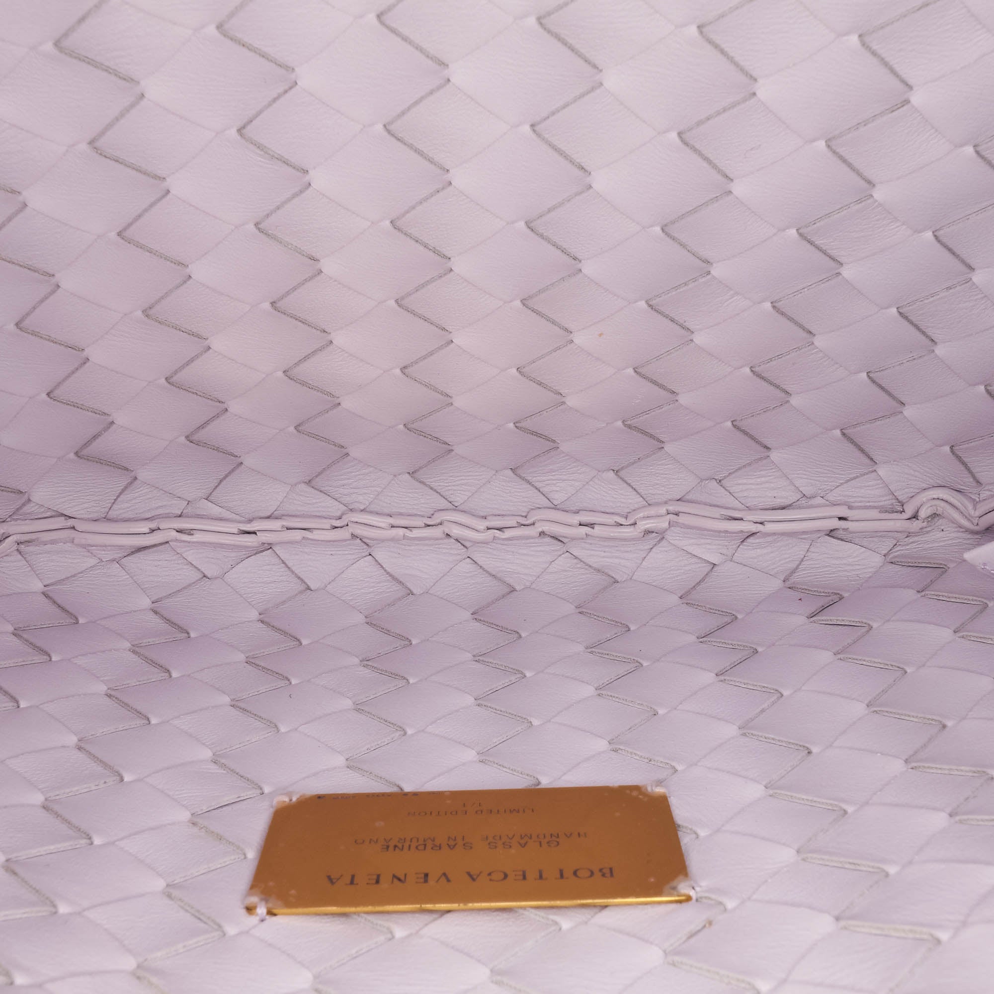 Bottega Veneta Limited Edition Murano Glass Lambskin Intrecciato Sardine - image 4