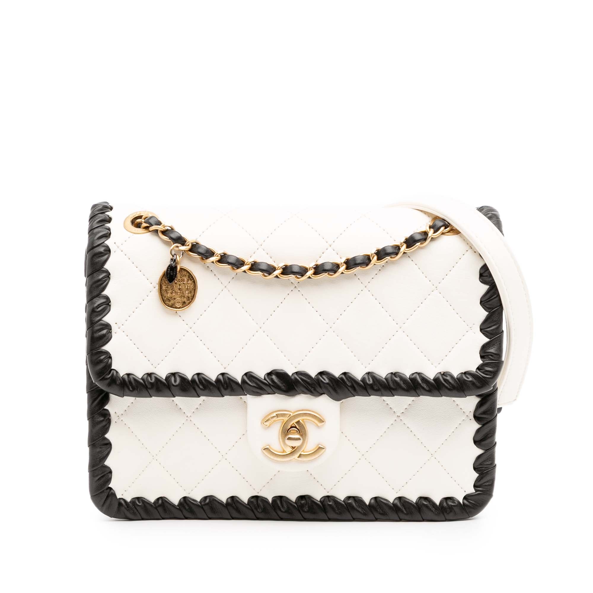 Chanel Small Quilted Calfskin Braided My Own Frame Flap - image 1