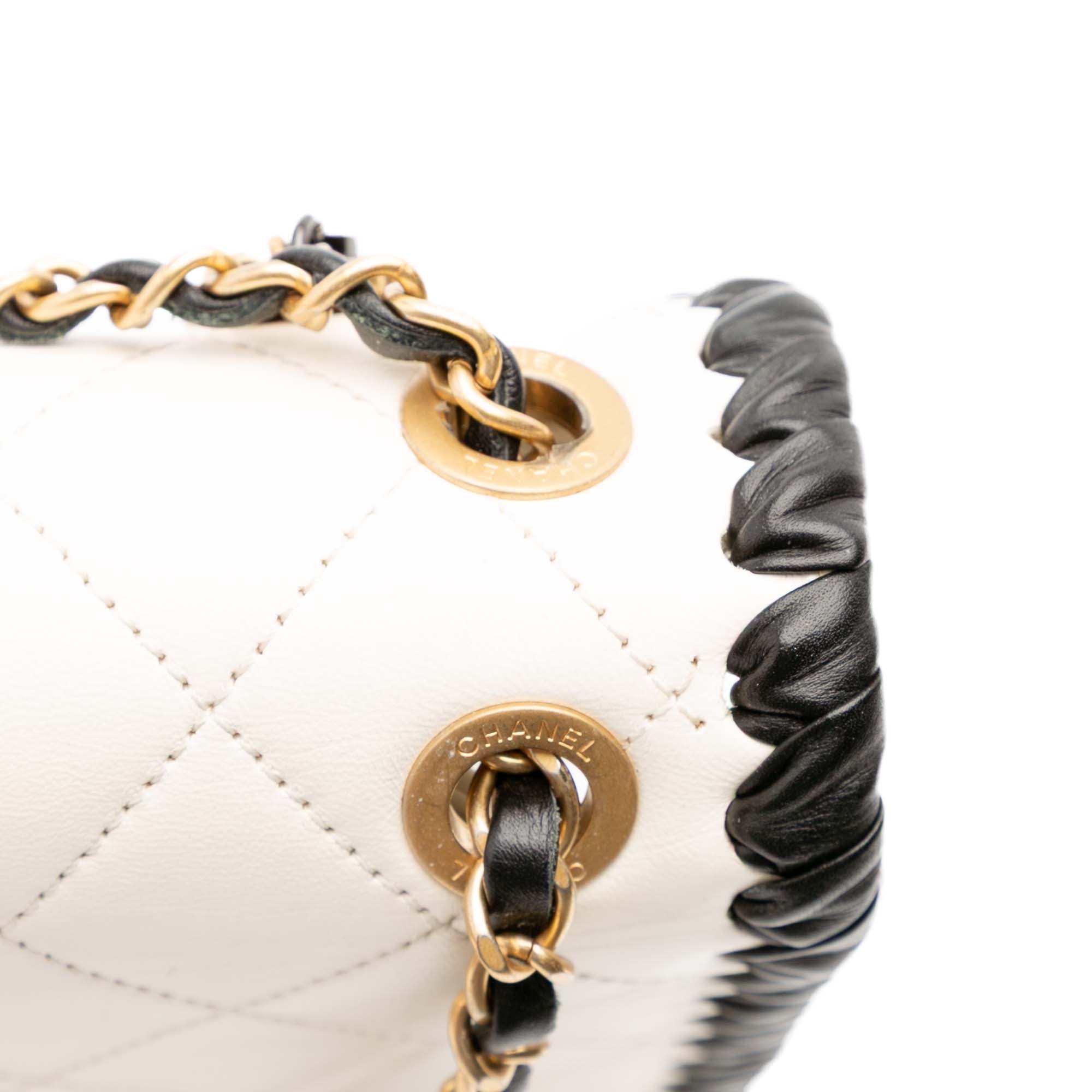 Chanel Small Quilted Calfskin Braided My Own Frame Flap - image 11
