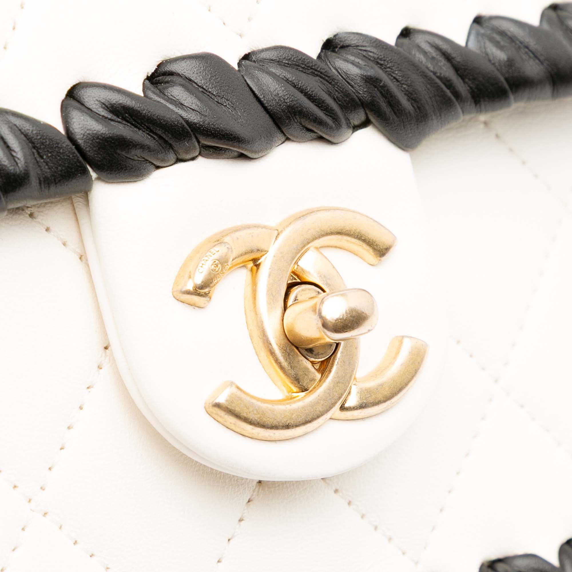 Chanel Small Quilted Calfskin Braided My Own Frame Flap - image 8