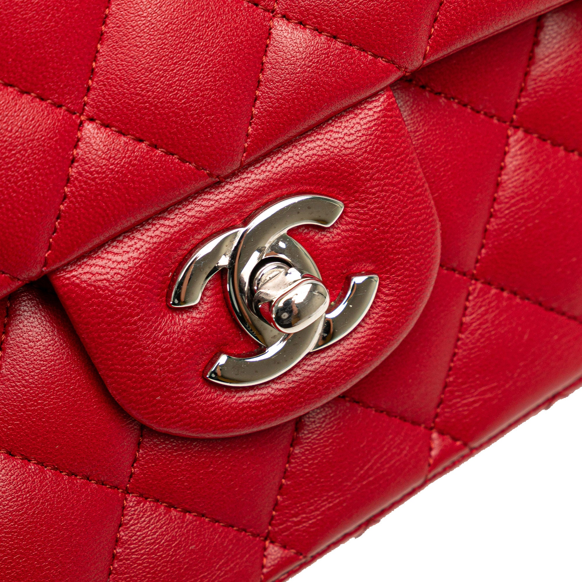 Chanel Medium Classic Lambskin Double Flap - image 7