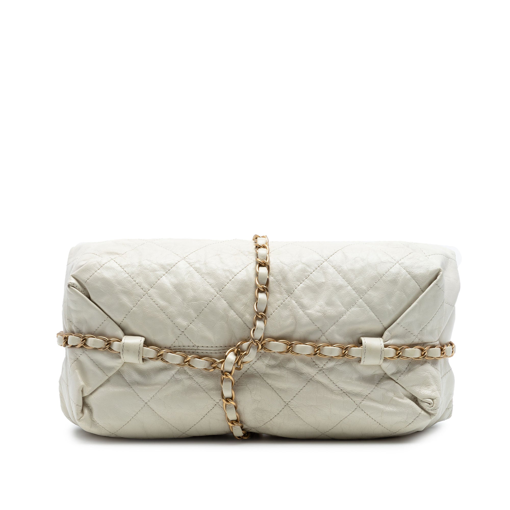 Chanel Quilted Calfskin Midnight Swim Baluchon Bag - image 3