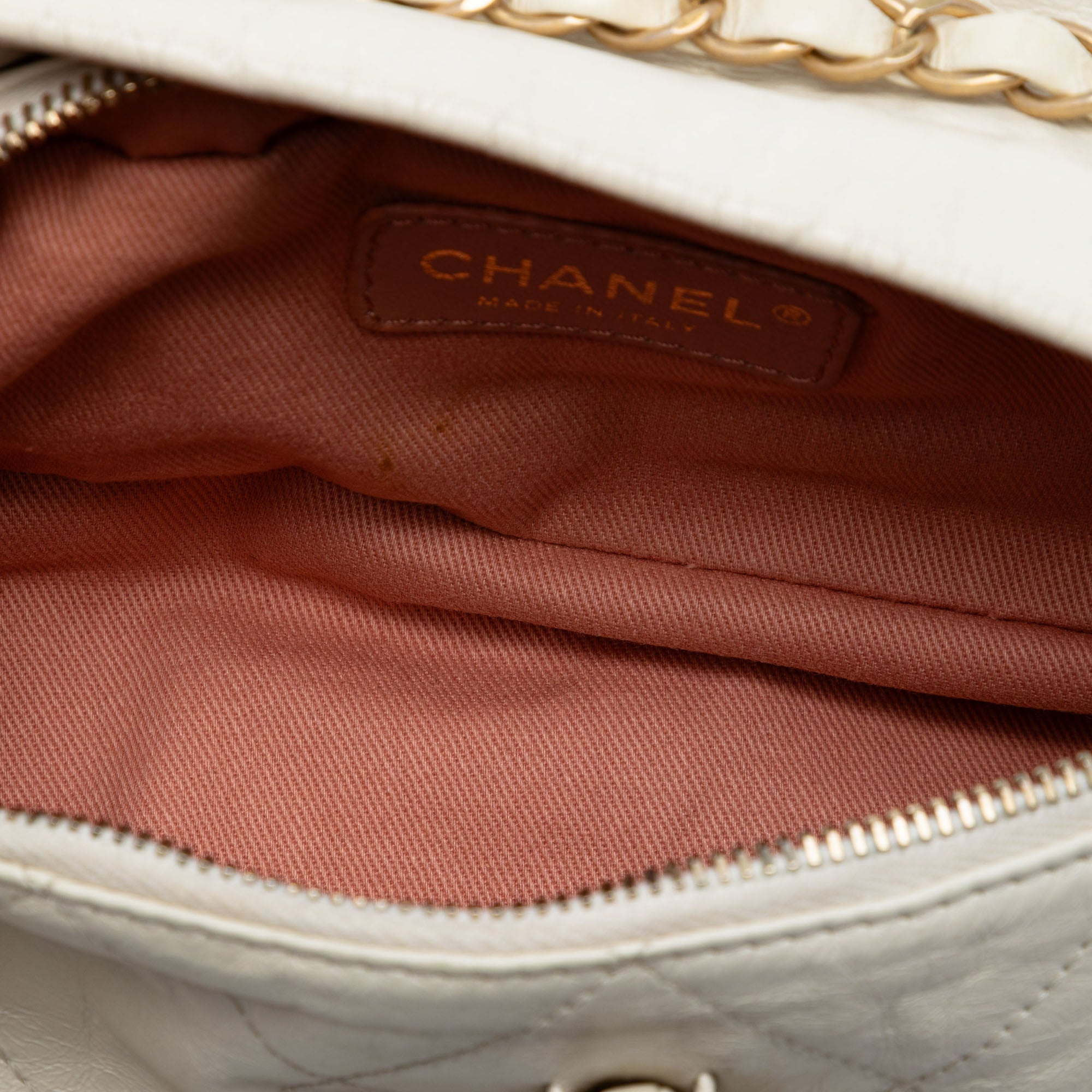 Chanel Quilted Calfskin Midnight Swim Baluchon Bag - image 4