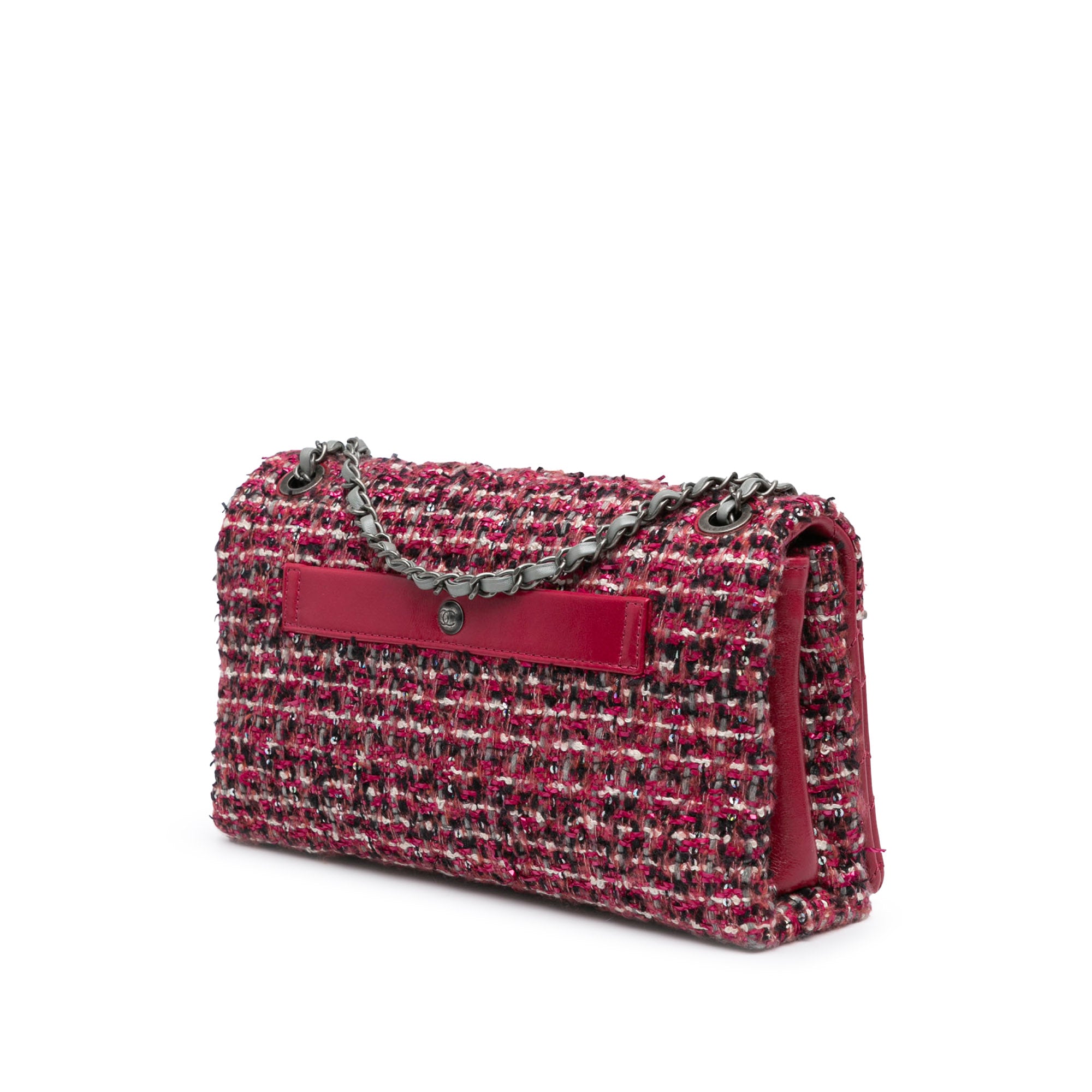 Chanel CC Lambskin and Tweed Flap - image 2