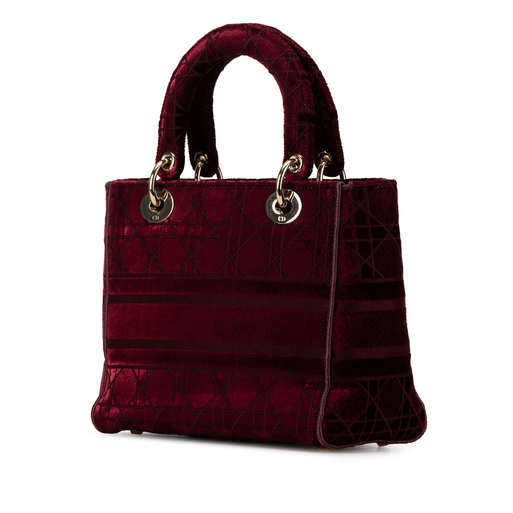 Dior Medium Velvet Cannage Lady D Lite - image 2