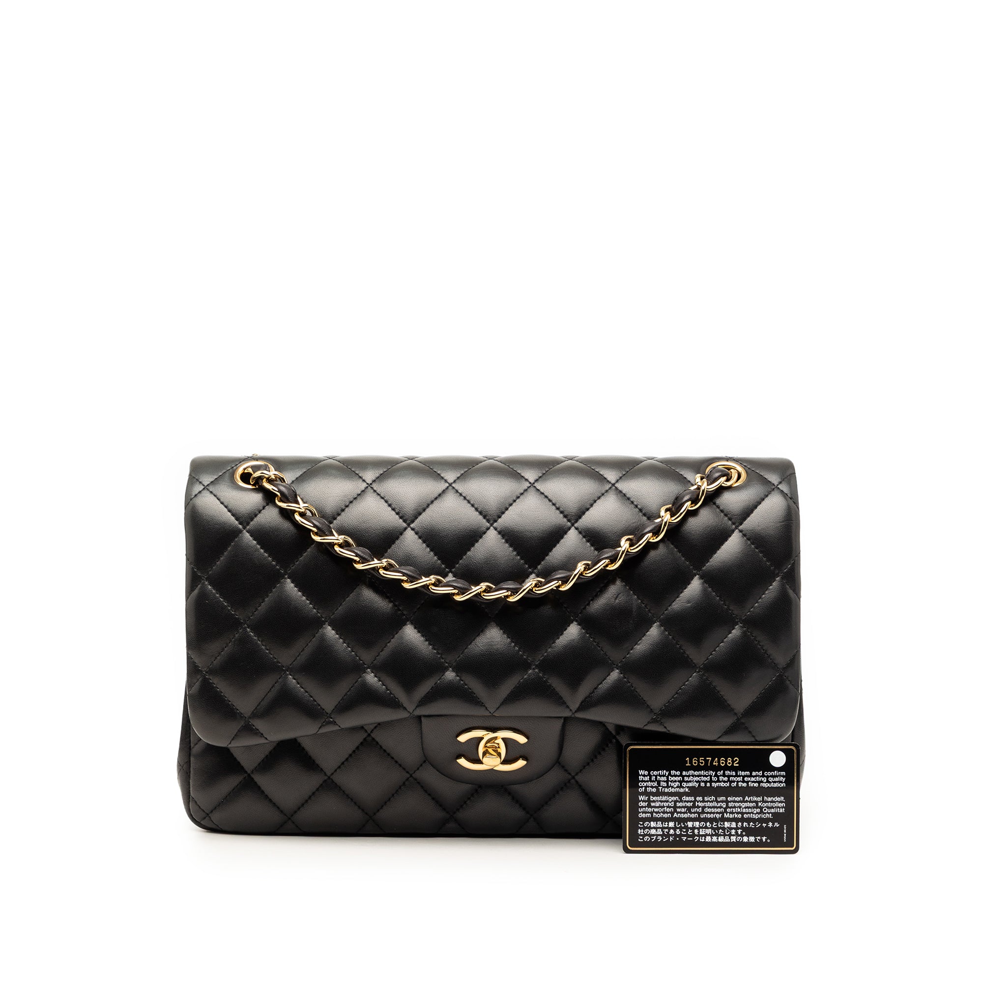 Chanel Jumbo Classic Lambskin Double Flap - image 8